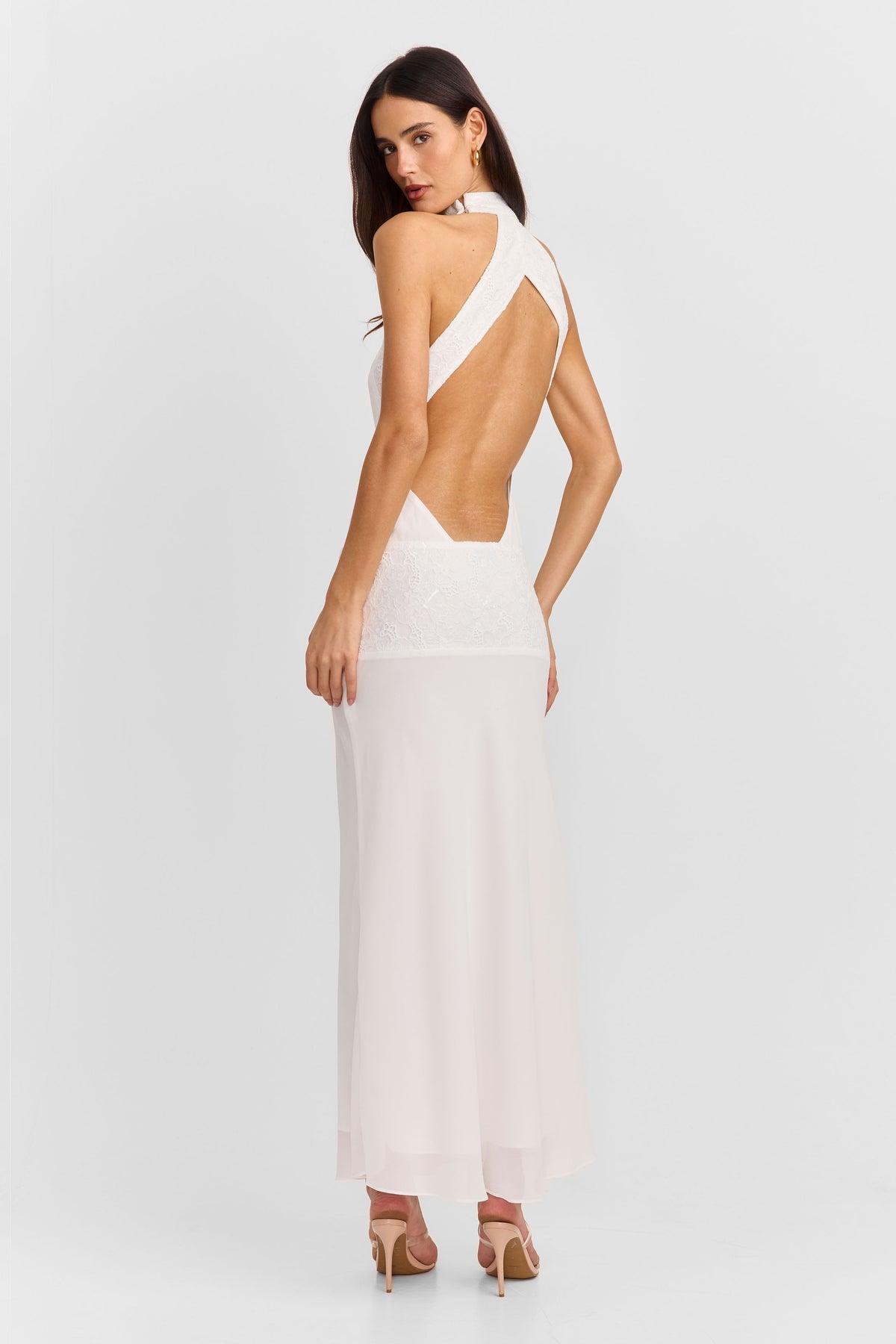 Ava Maxi Dress White