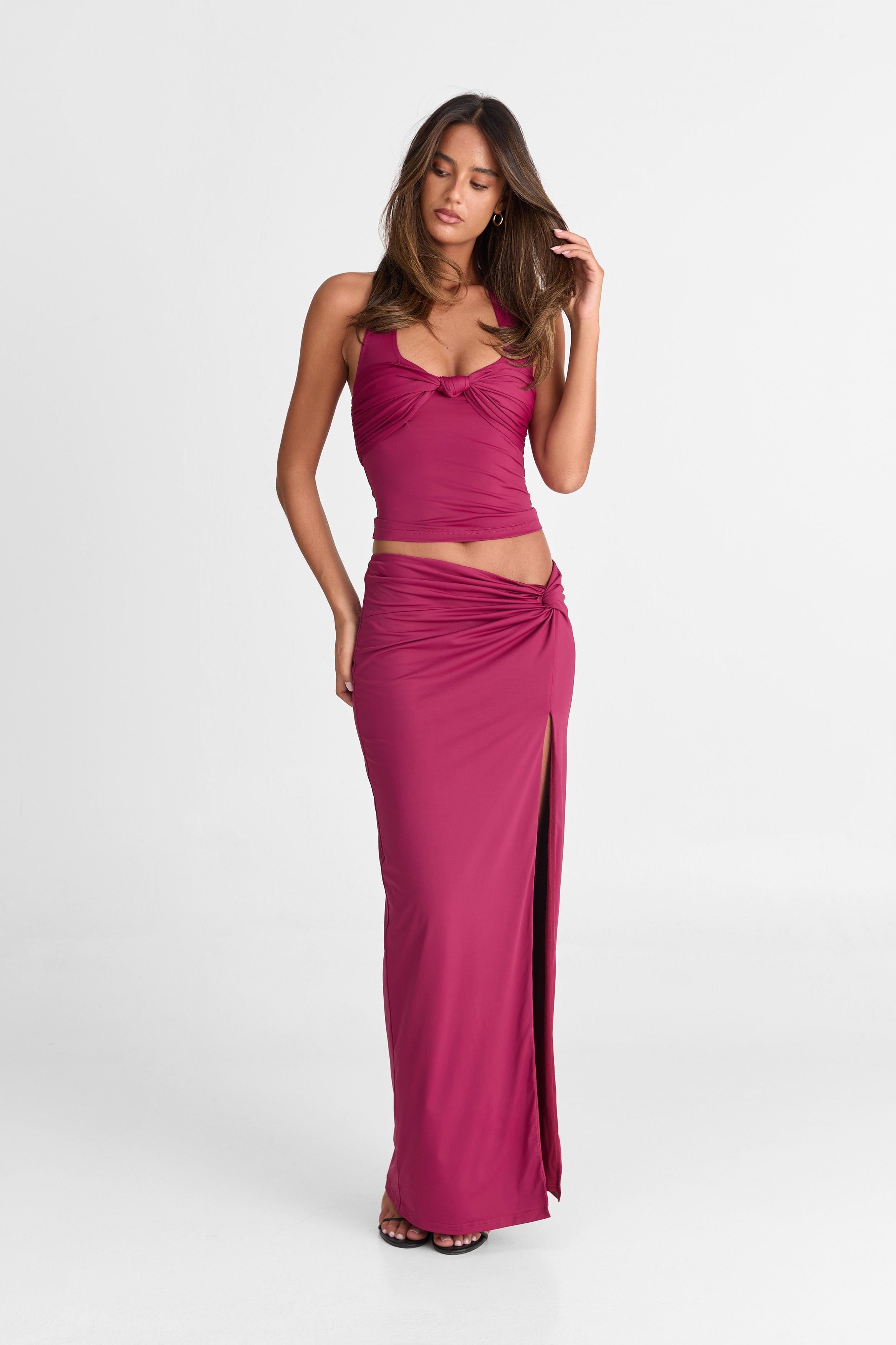 Kaia Skirt Ruby