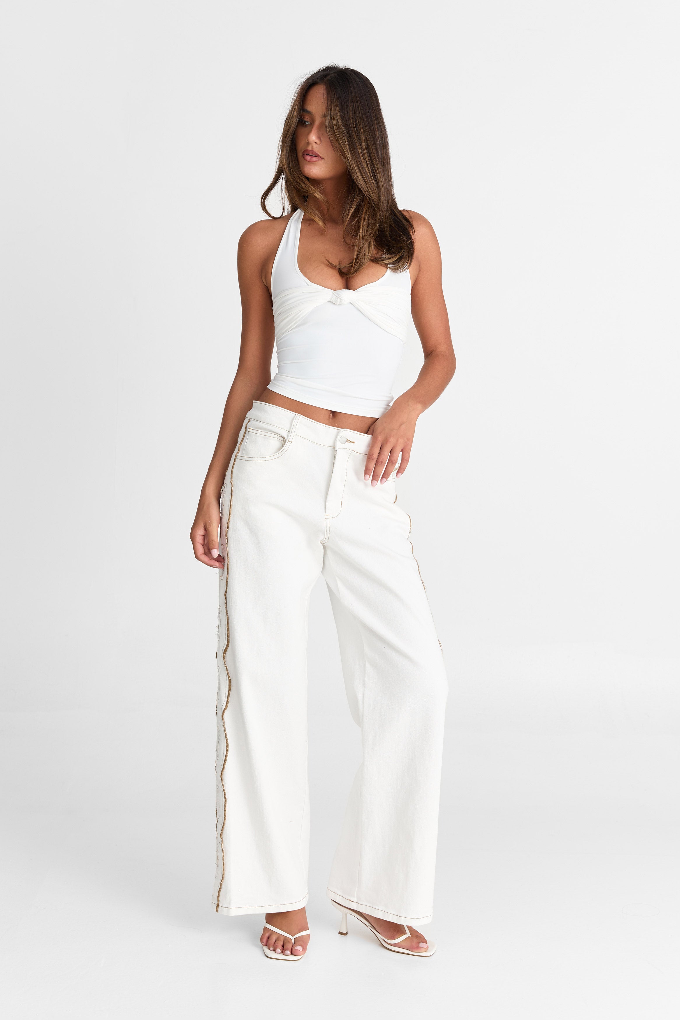 Cairo Jean White