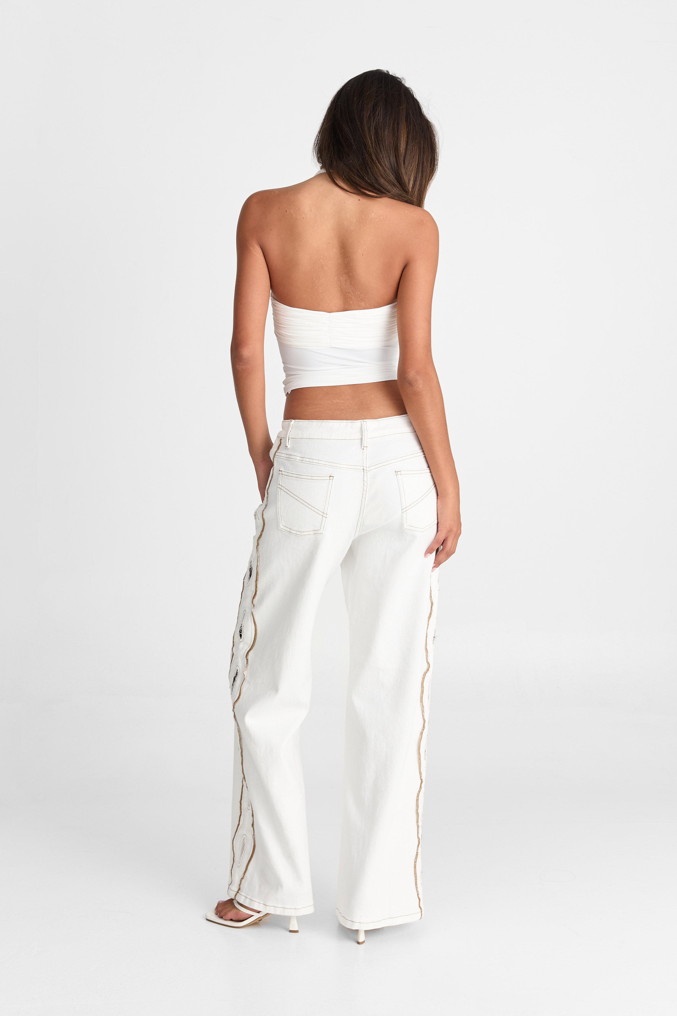 Cairo Jean White