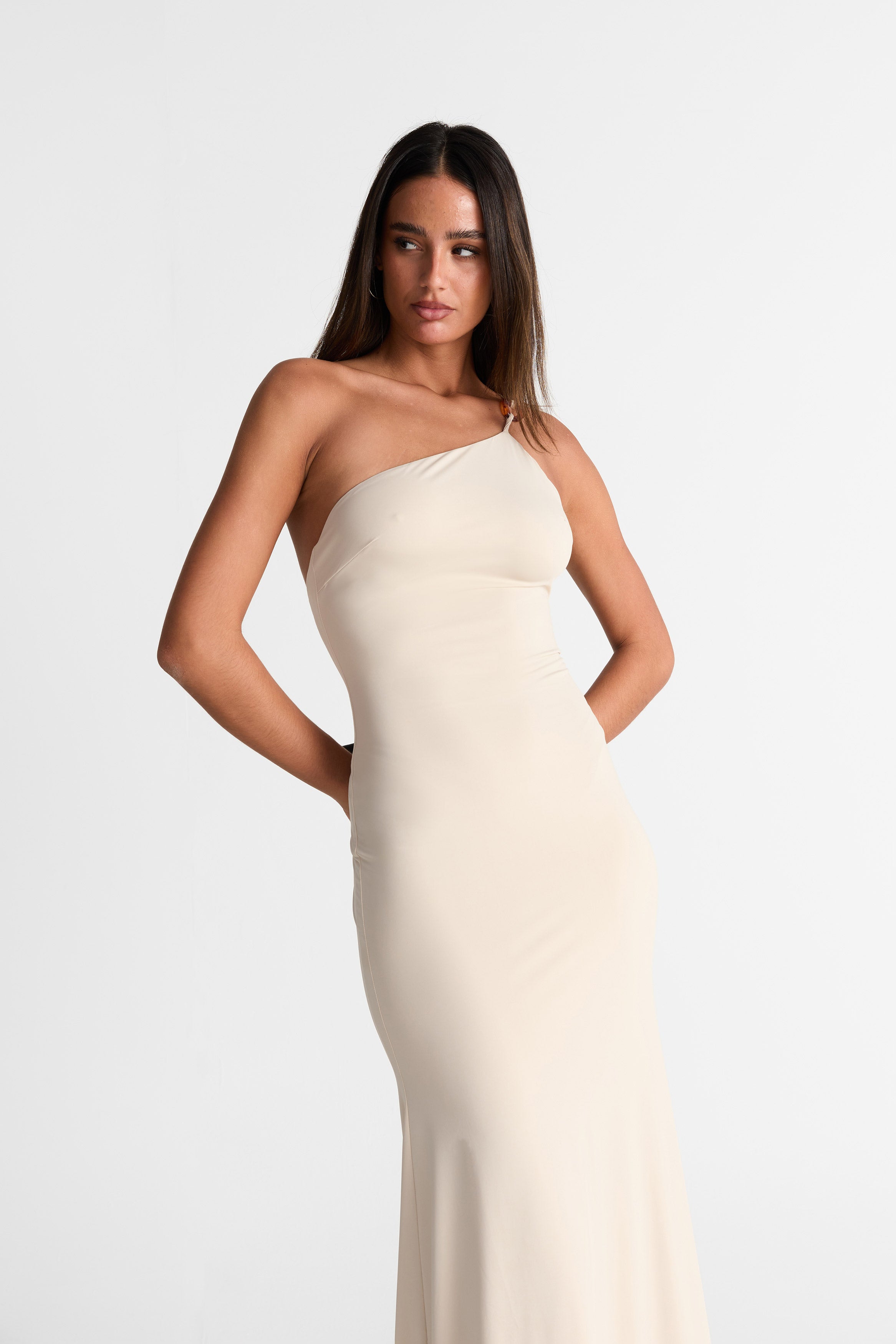 Lyra Dress Almond
