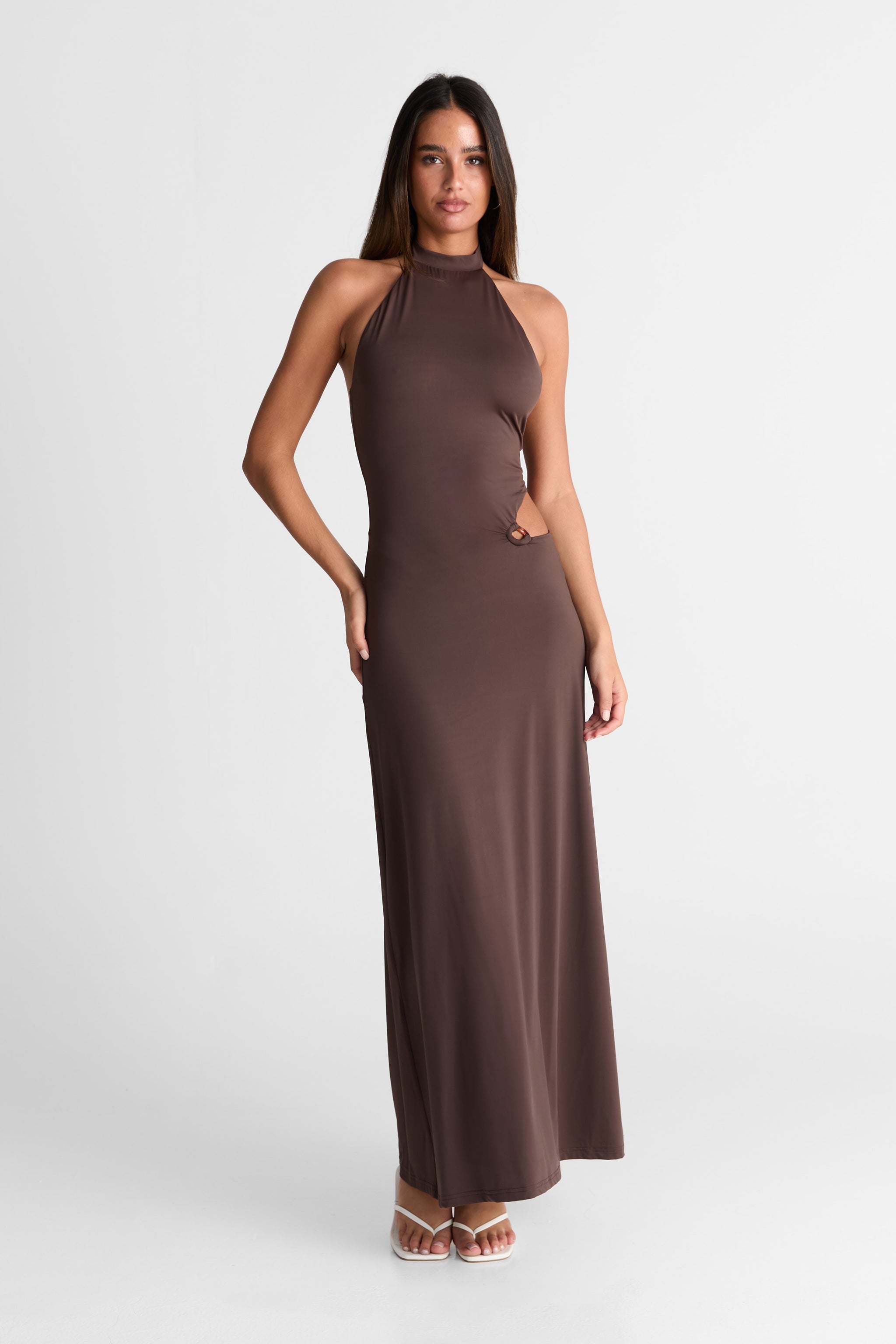 Aurora Maxi Dress Chocolate Aurora Maxi Dress Chocolate