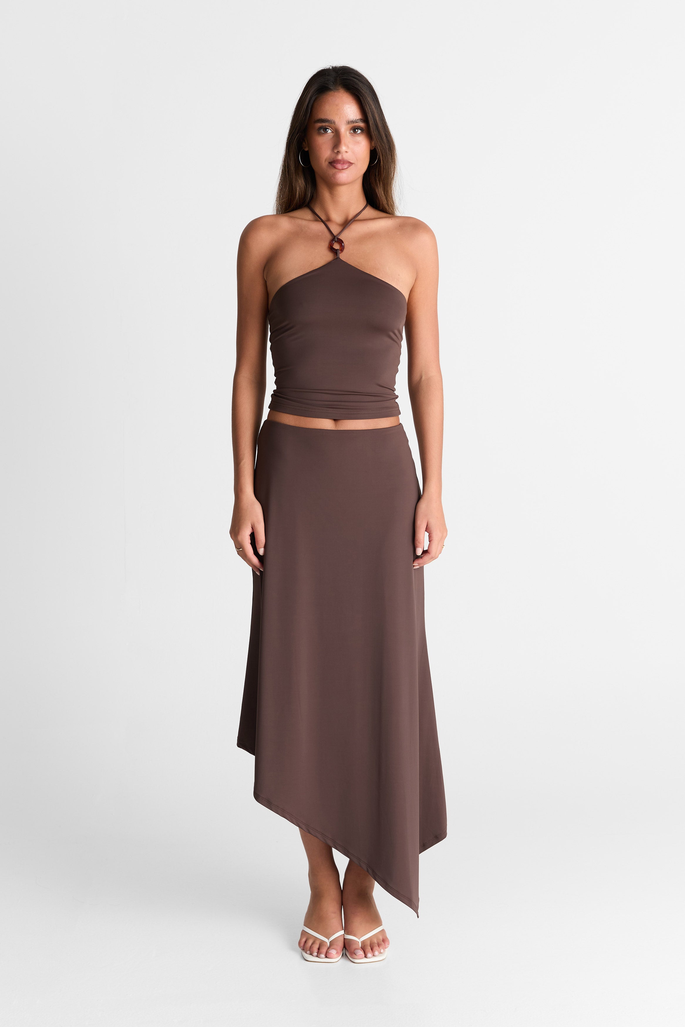 Lyra Maxi Skirt Chocolate