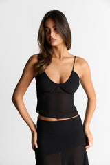 Raya Top Black