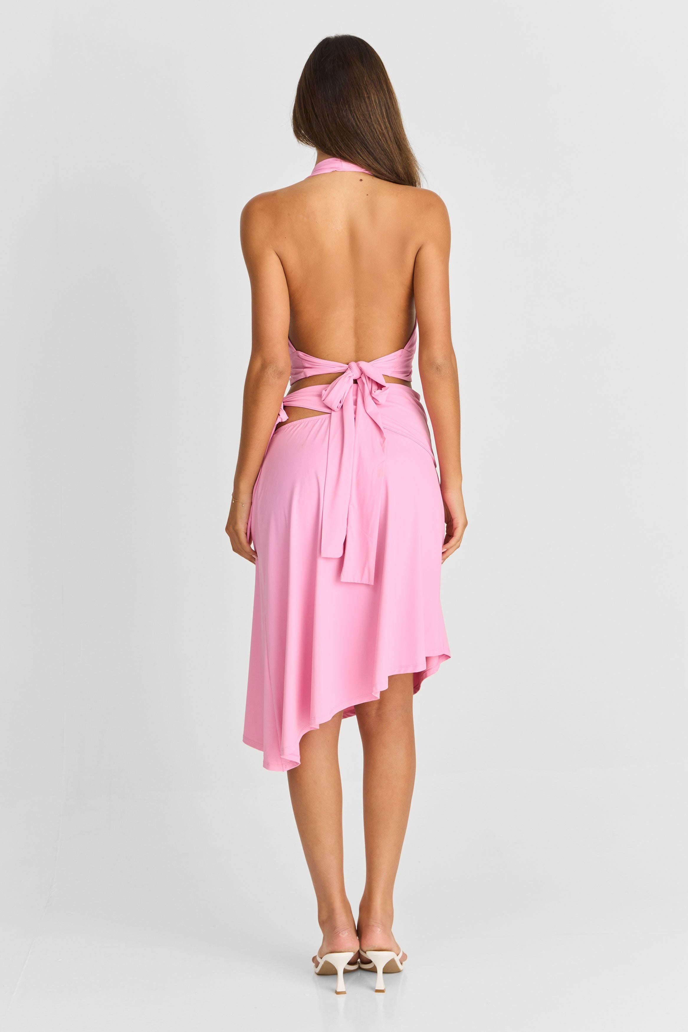 Luna Midi Skirt Pink