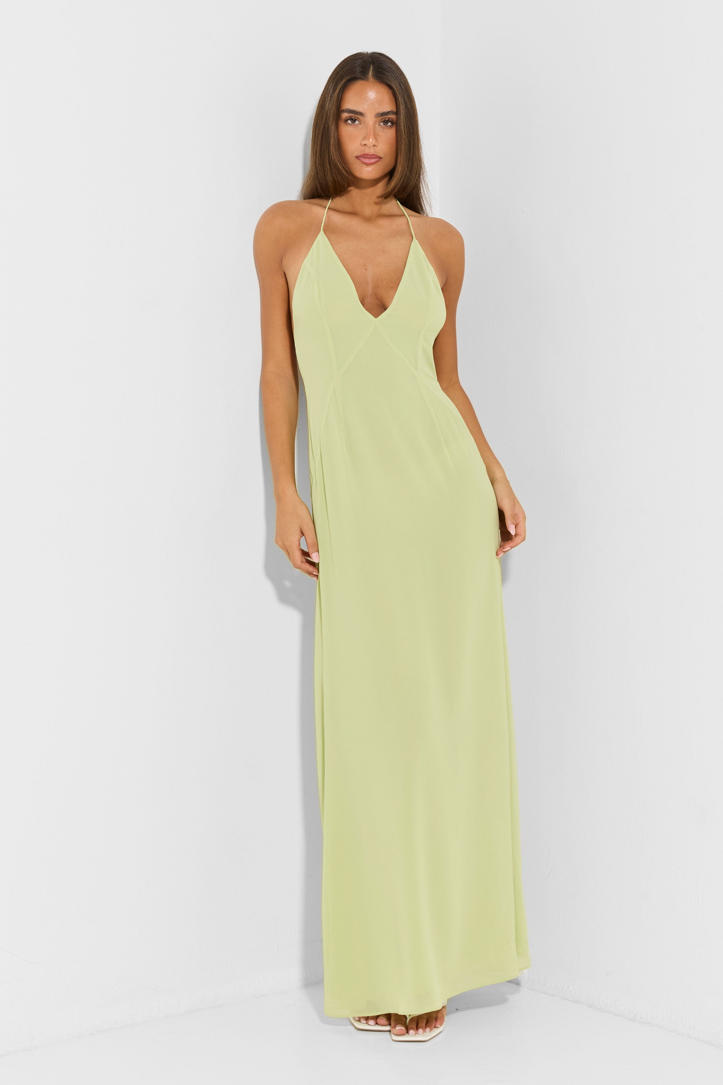 Elara Maxi Dress Apple