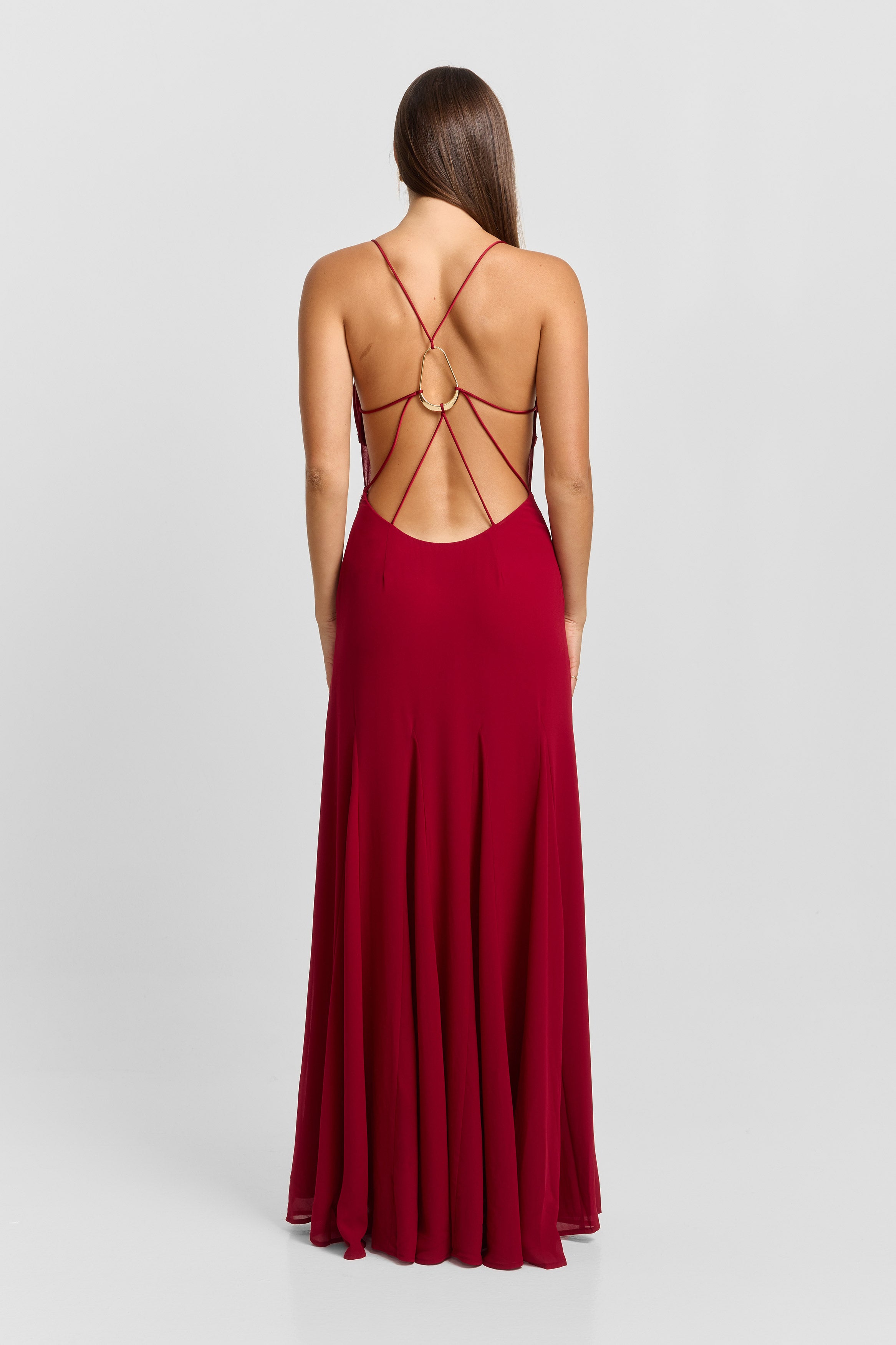 Electra Maxi Dress Red