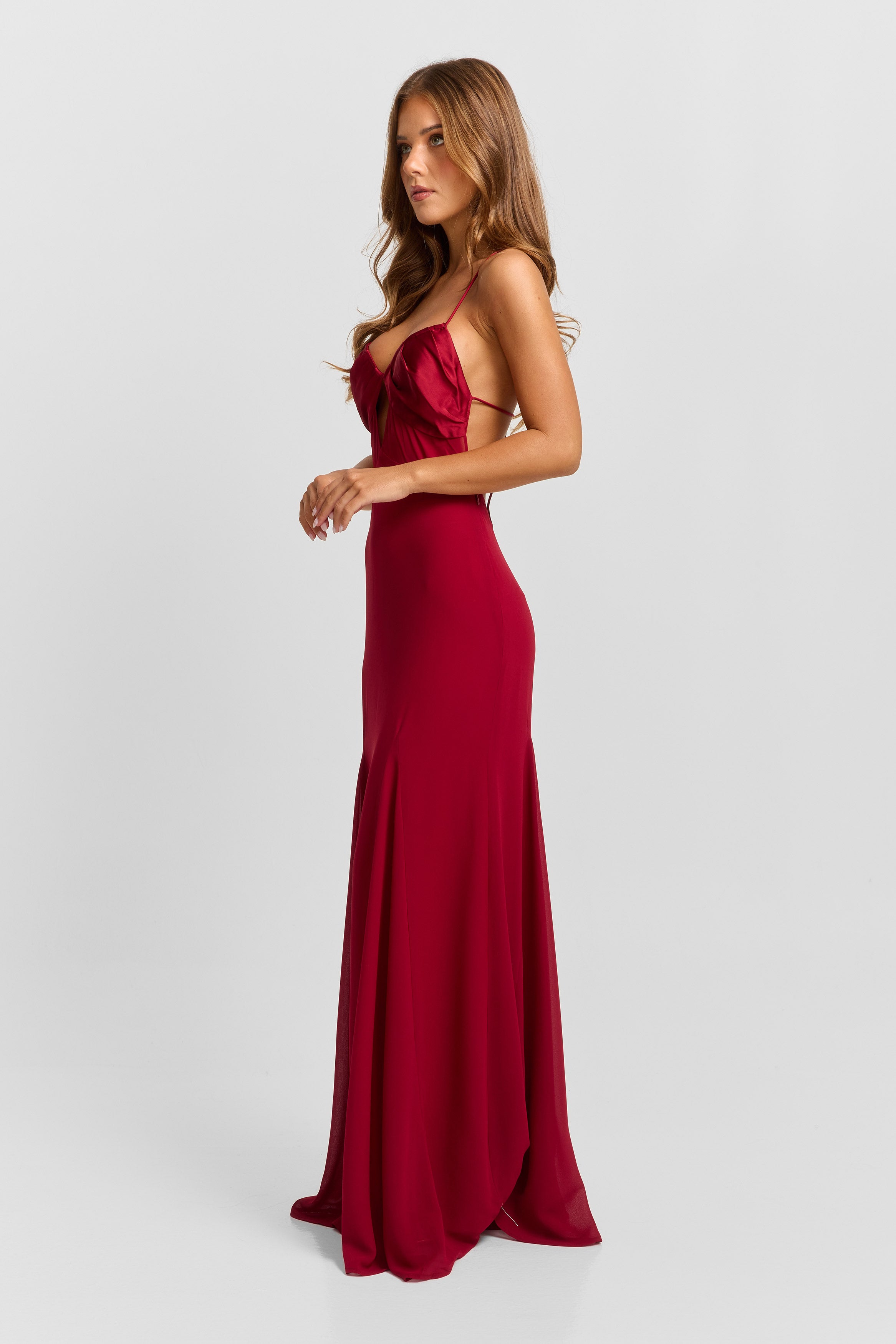 Electra Maxi Dress Red