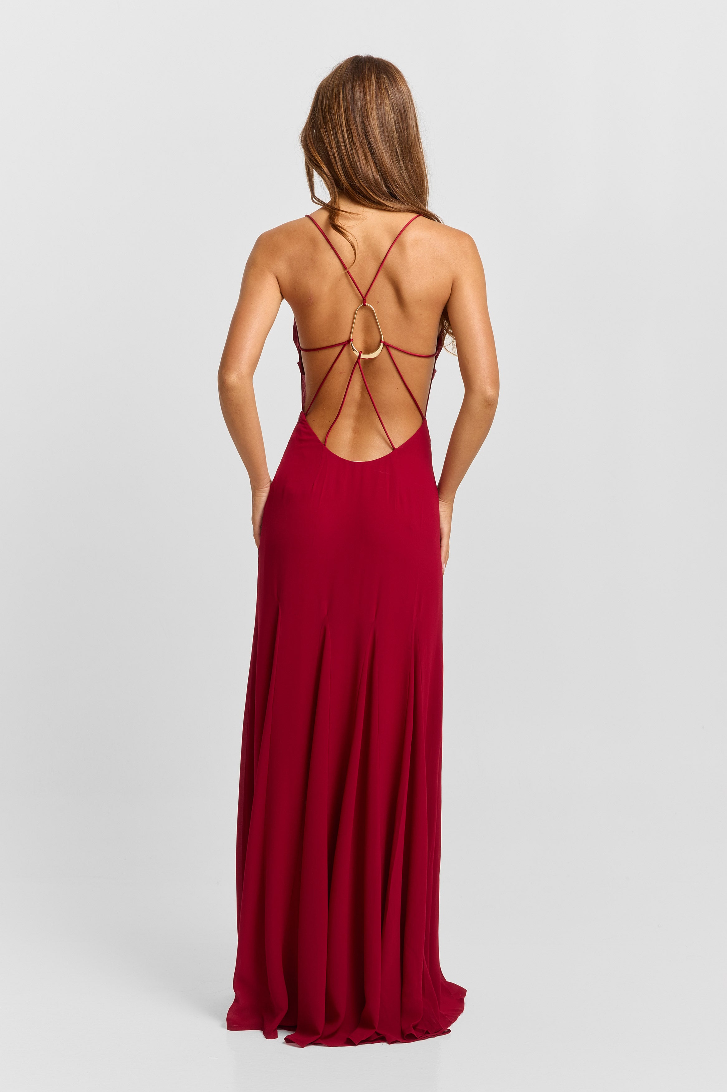 Electra Maxi Dress Red