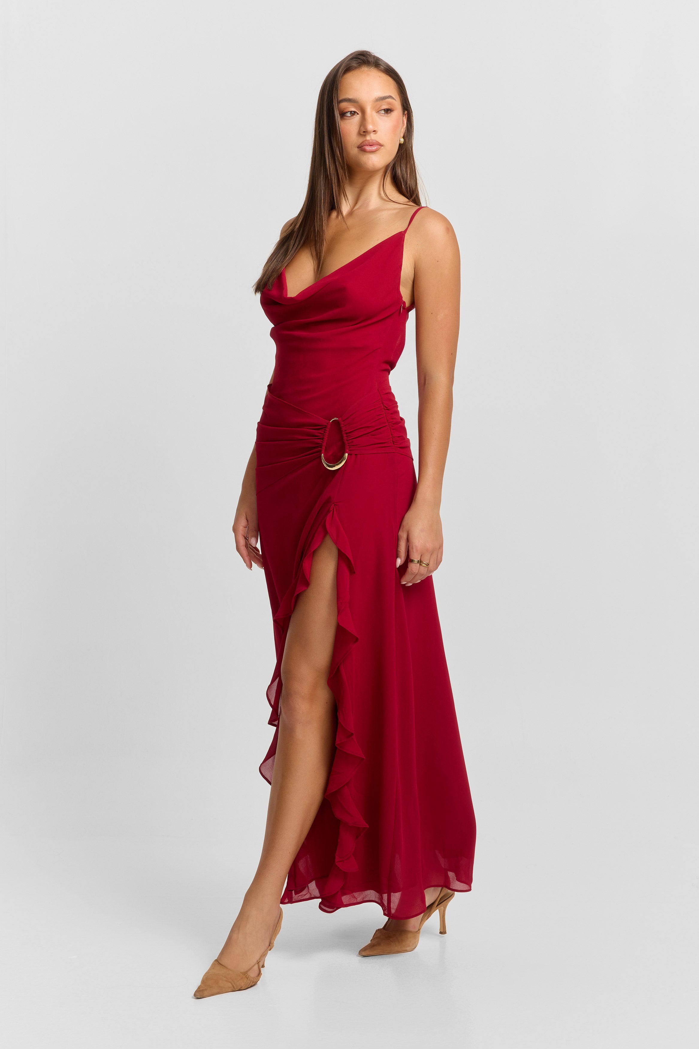 Odette Maxi Dress Red