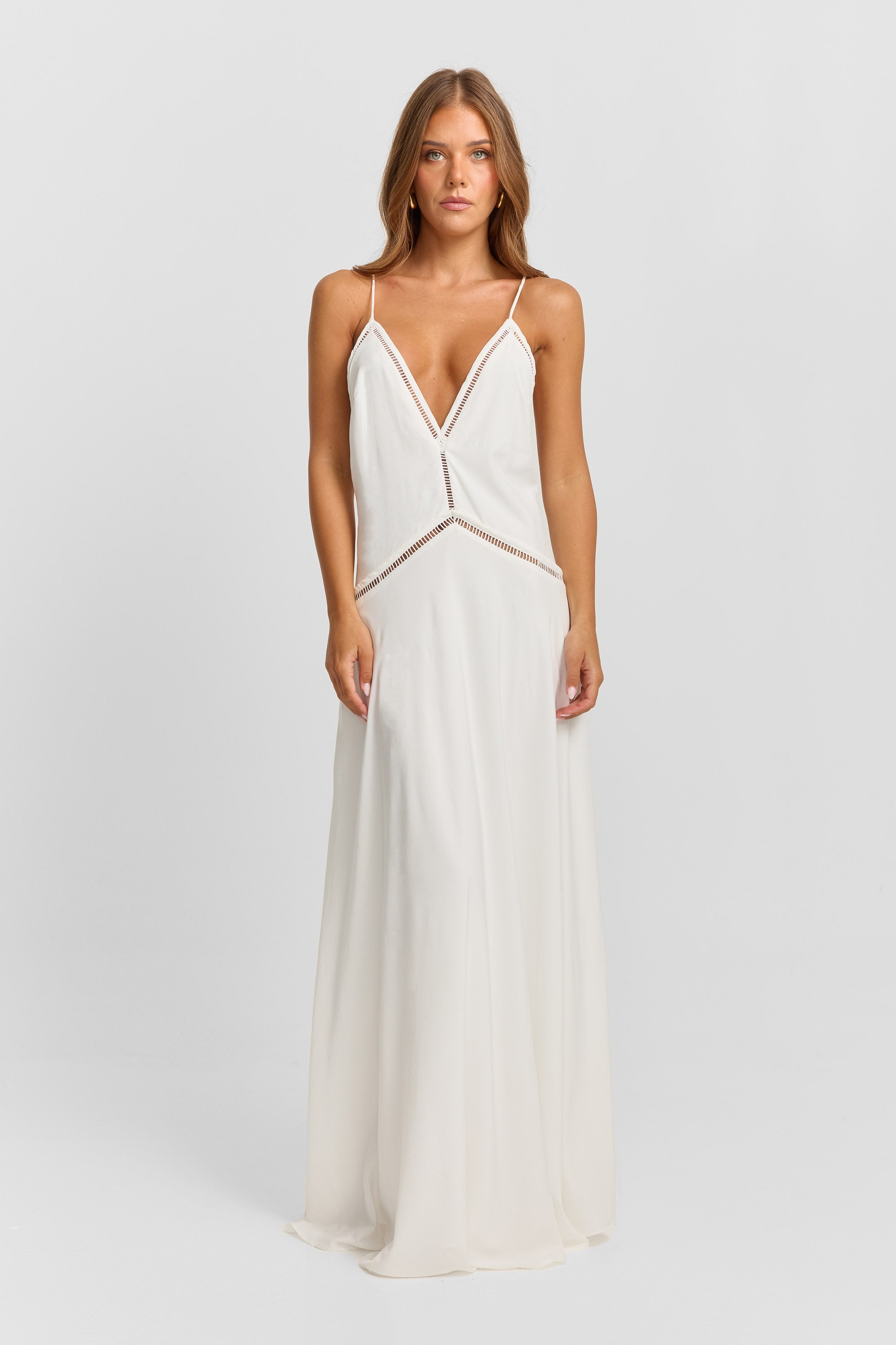 Posey Maxi Dress White