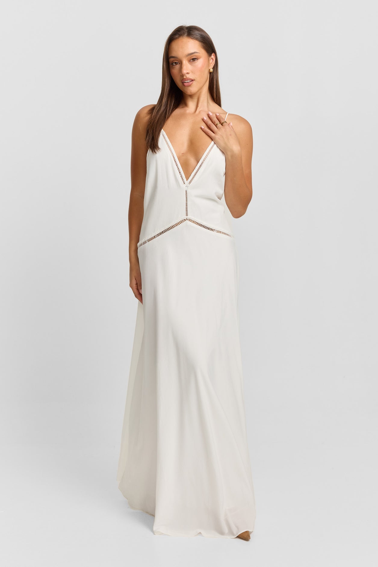 Posey Maxi Dress White