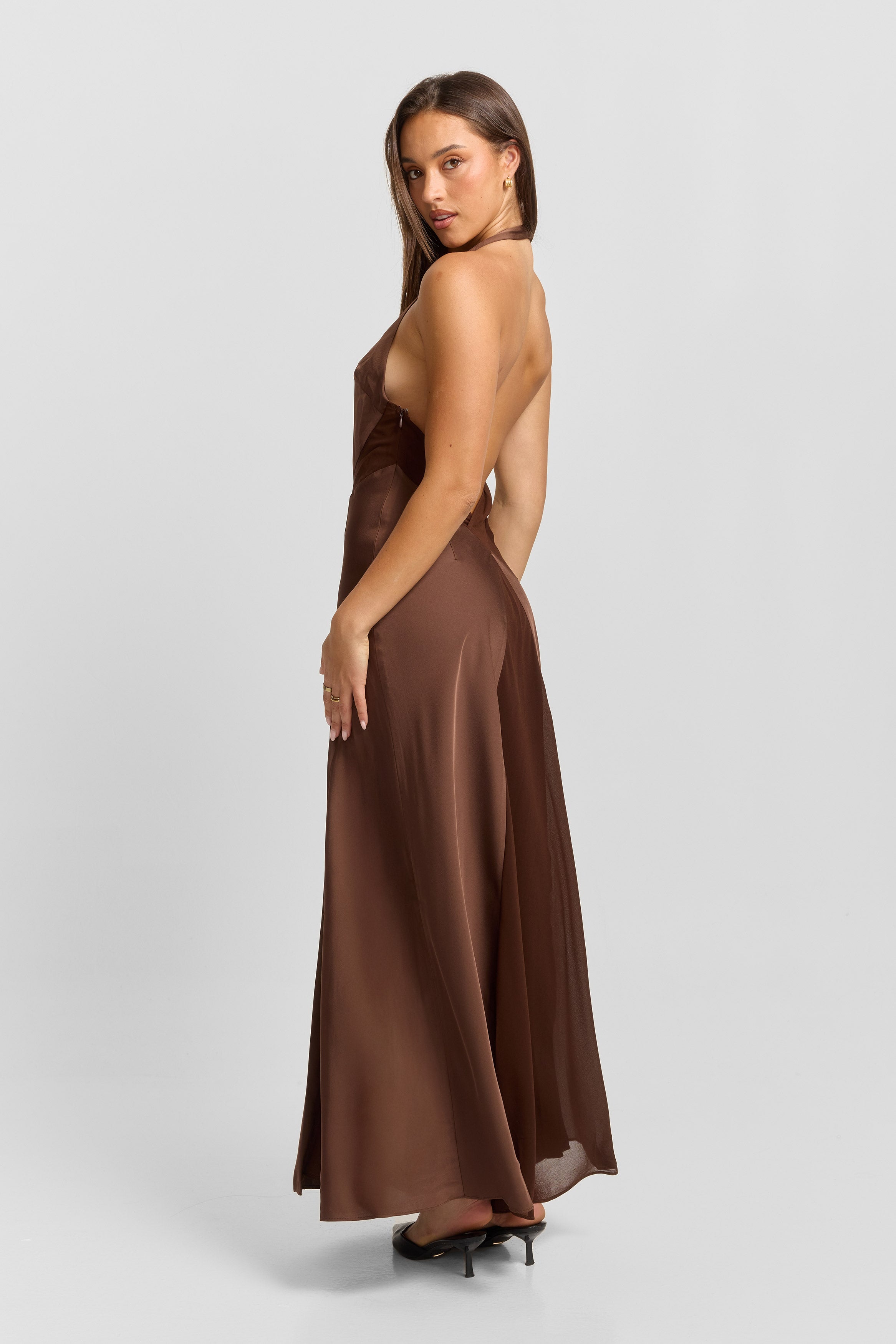 Arabella Maxi Dress Chocolate