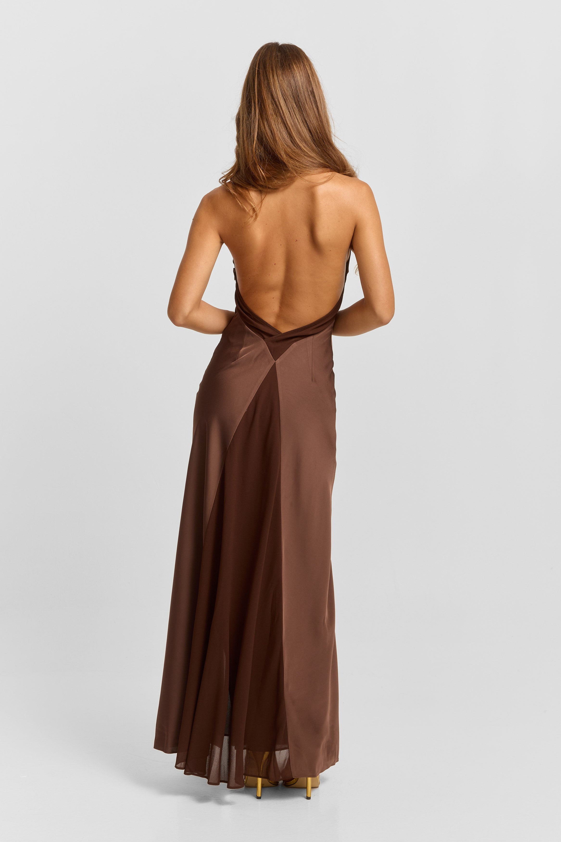 Arabella Maxi Dress Chocolate