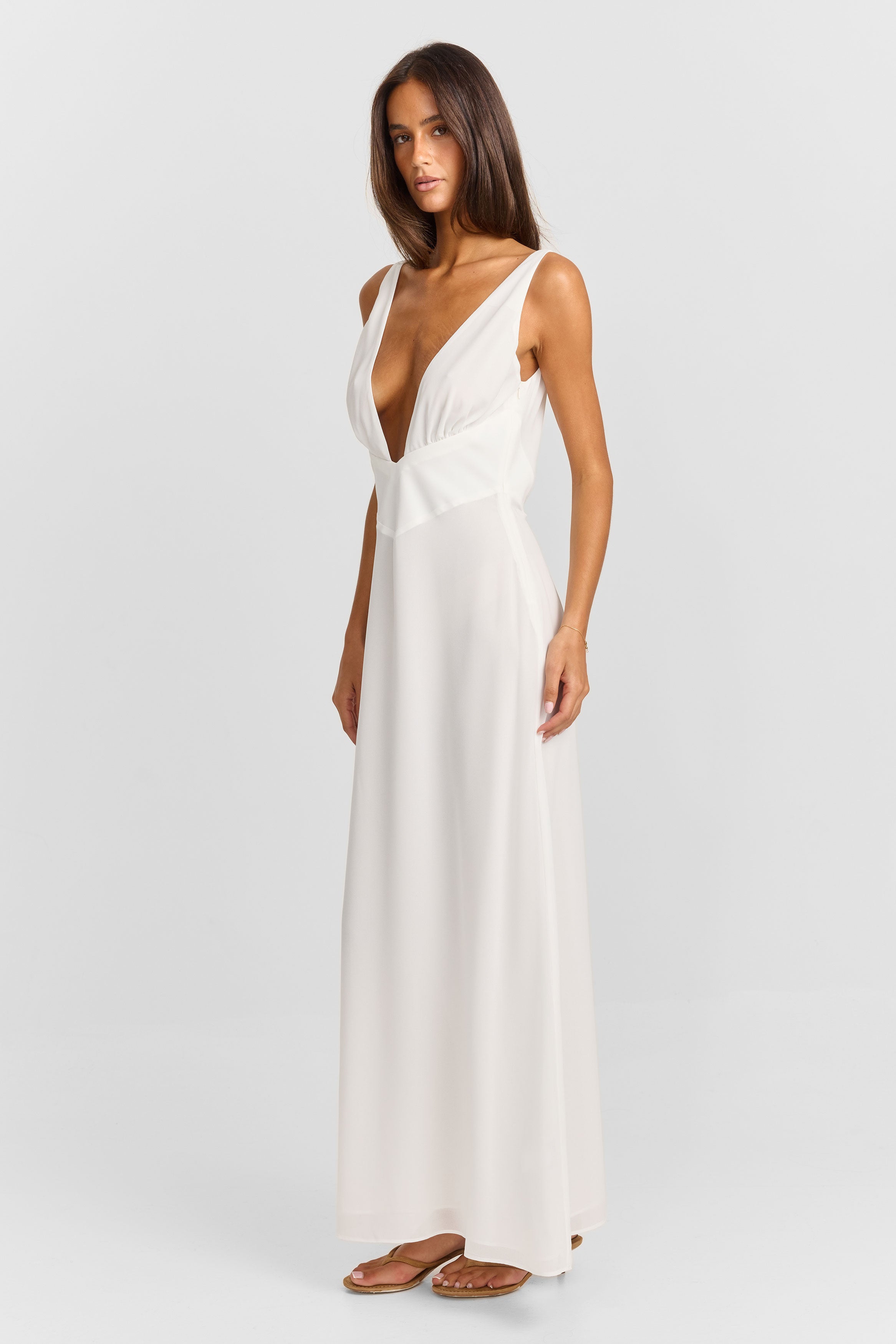 Juno Maxi Dress White