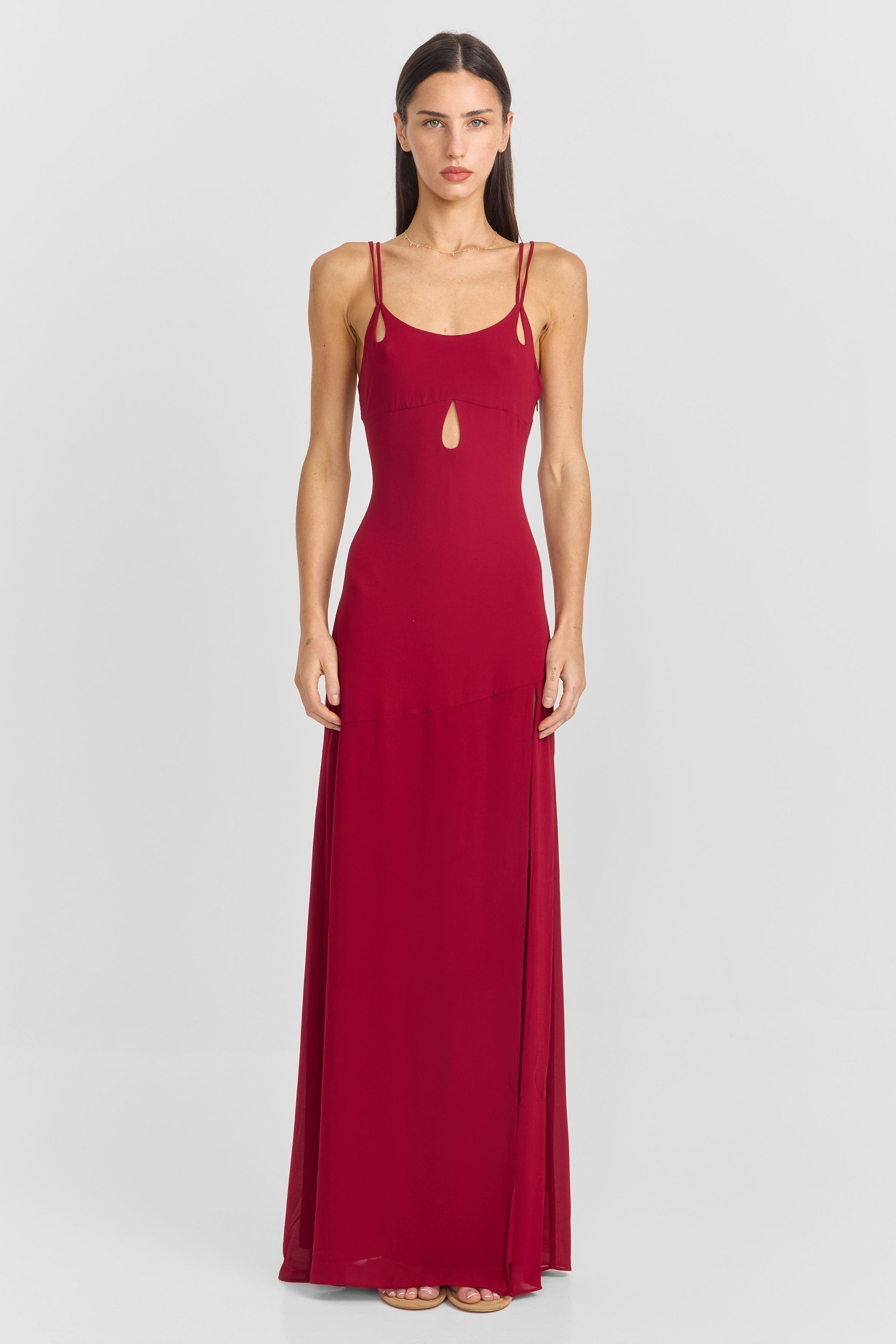 Arietta Maxi Dress Red
