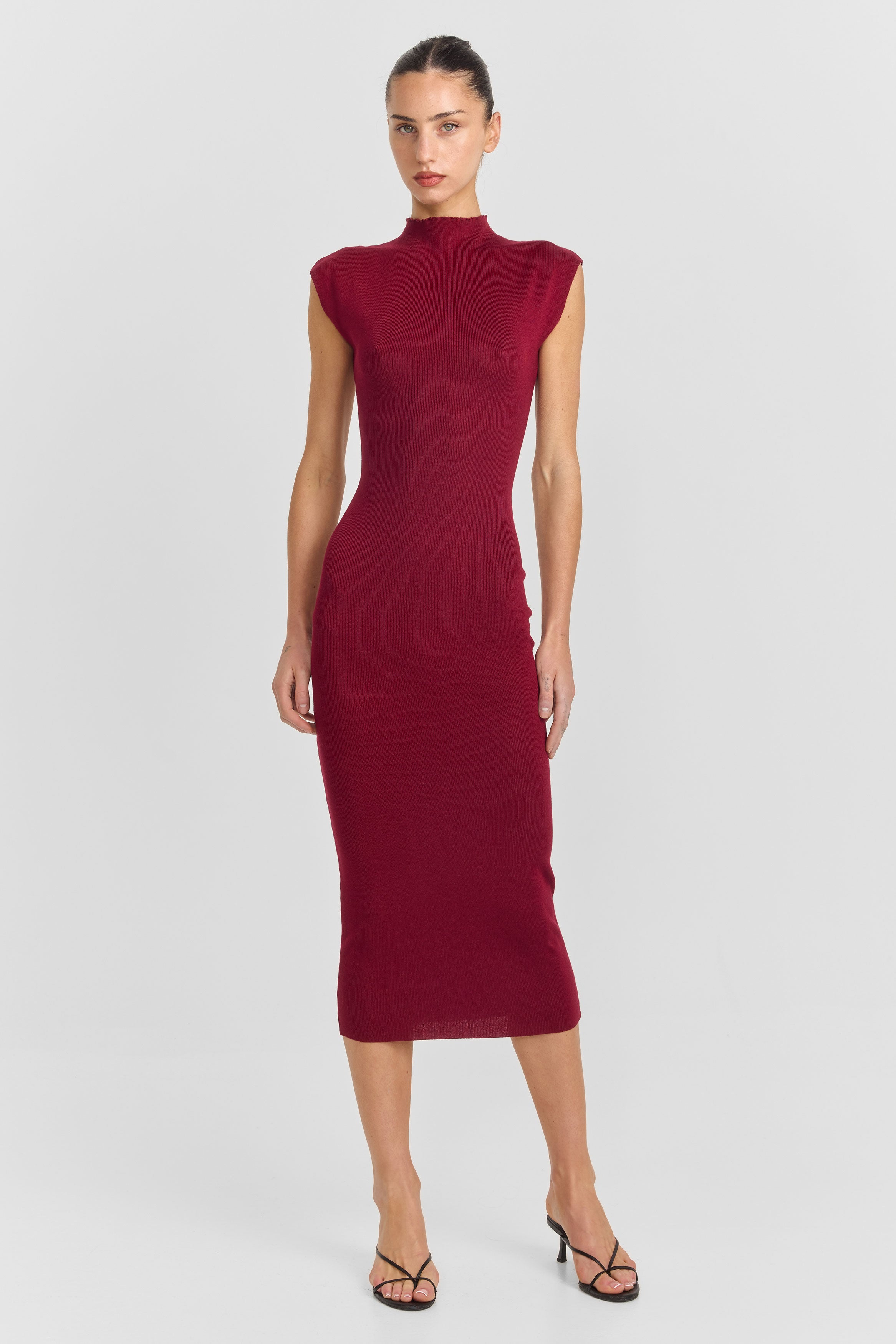 Suzette Midi Dress Red