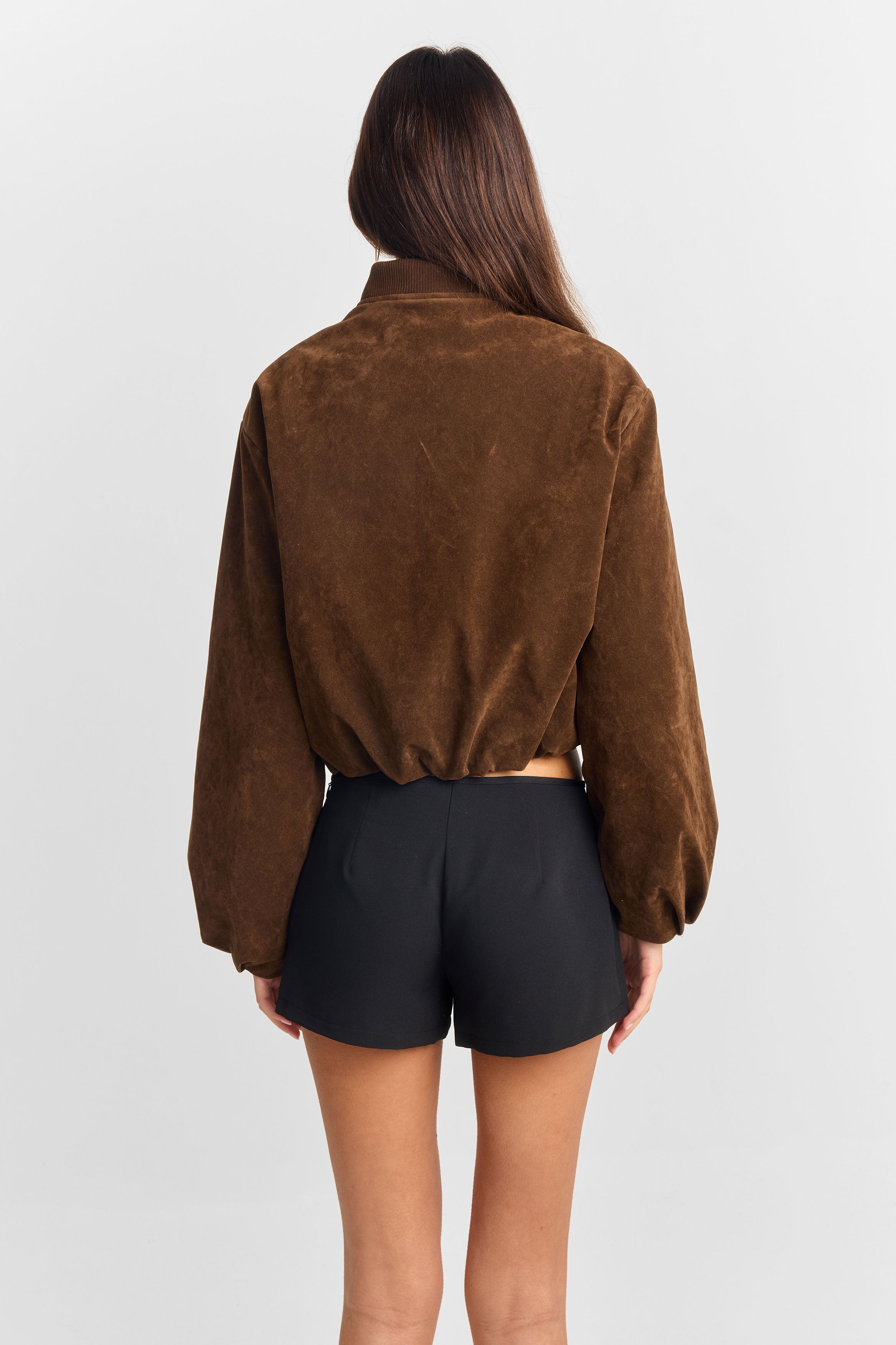 Maxine Bomber Jacket Brown