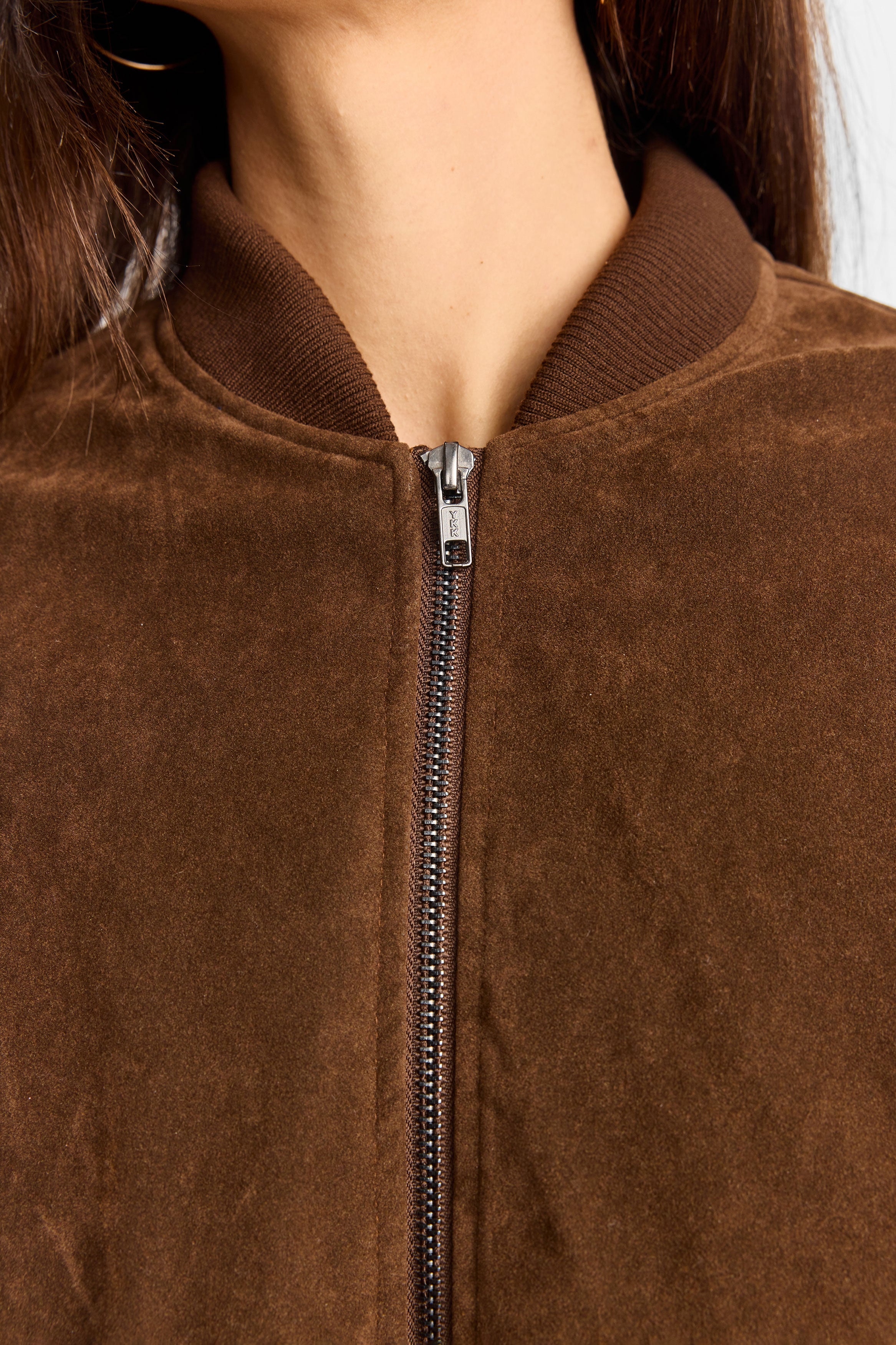 Maxine Bomber Jacket Brown