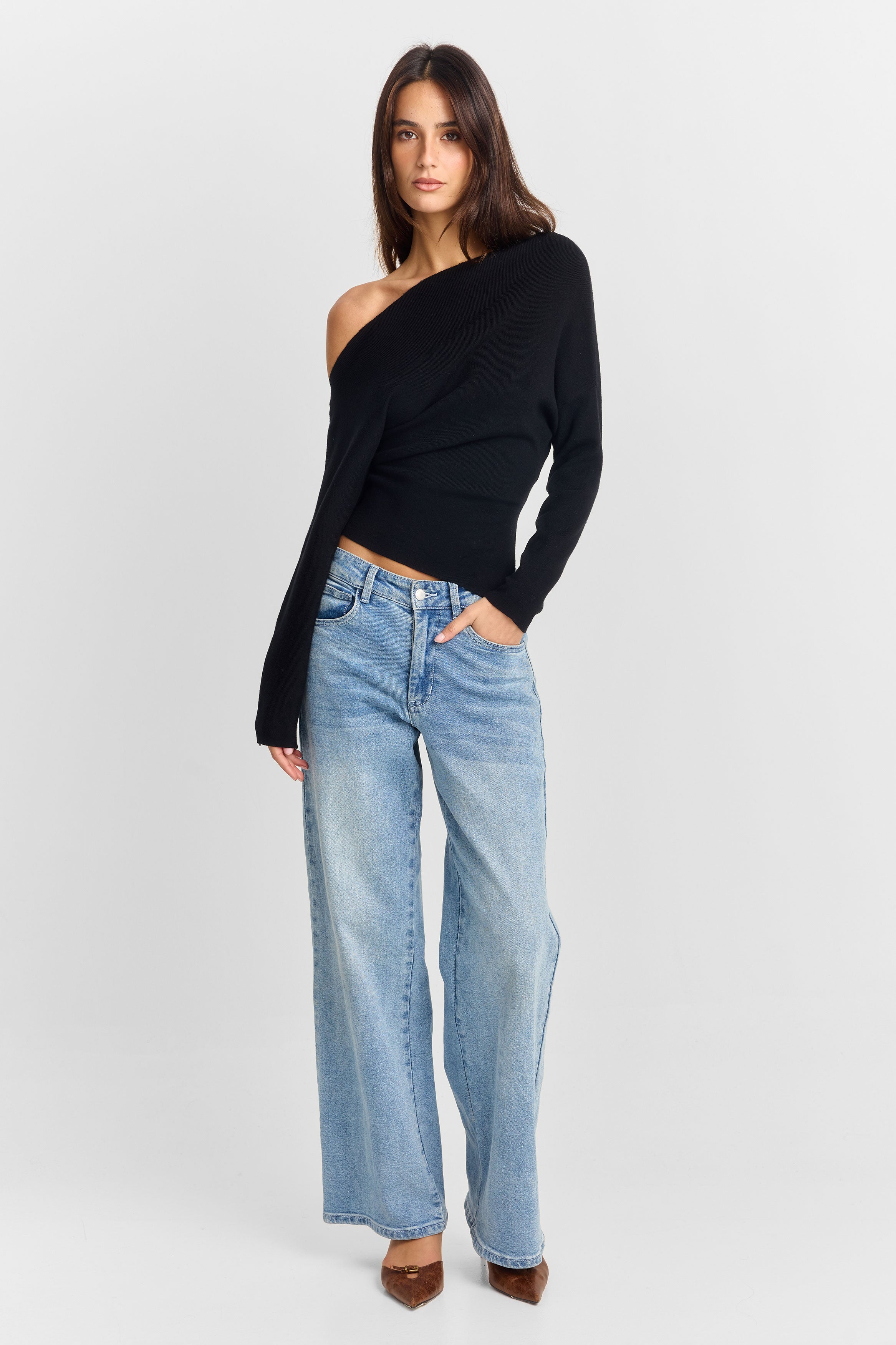 Winifred Knit Top Black