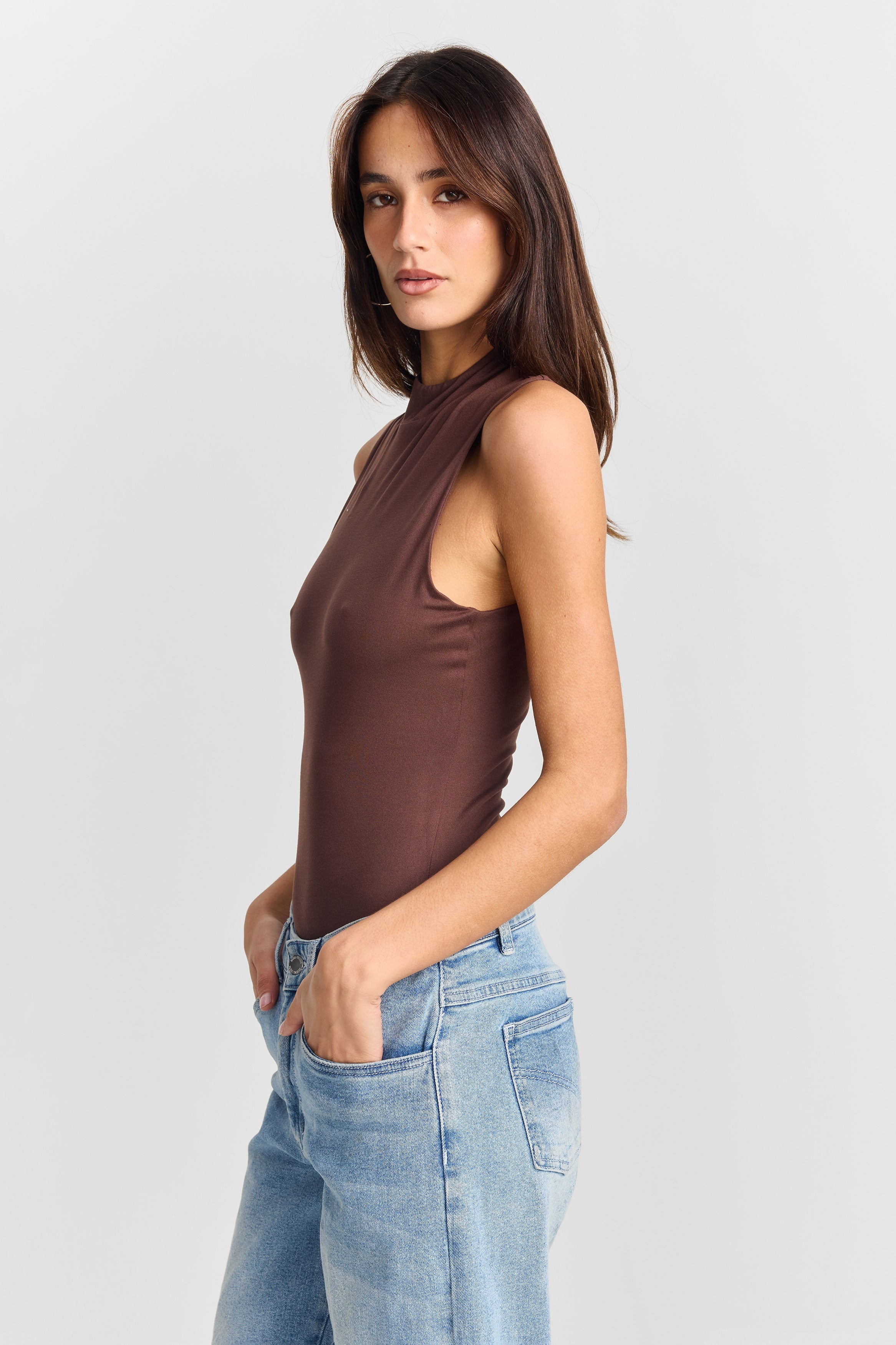 Adeline Bodysuit Brown