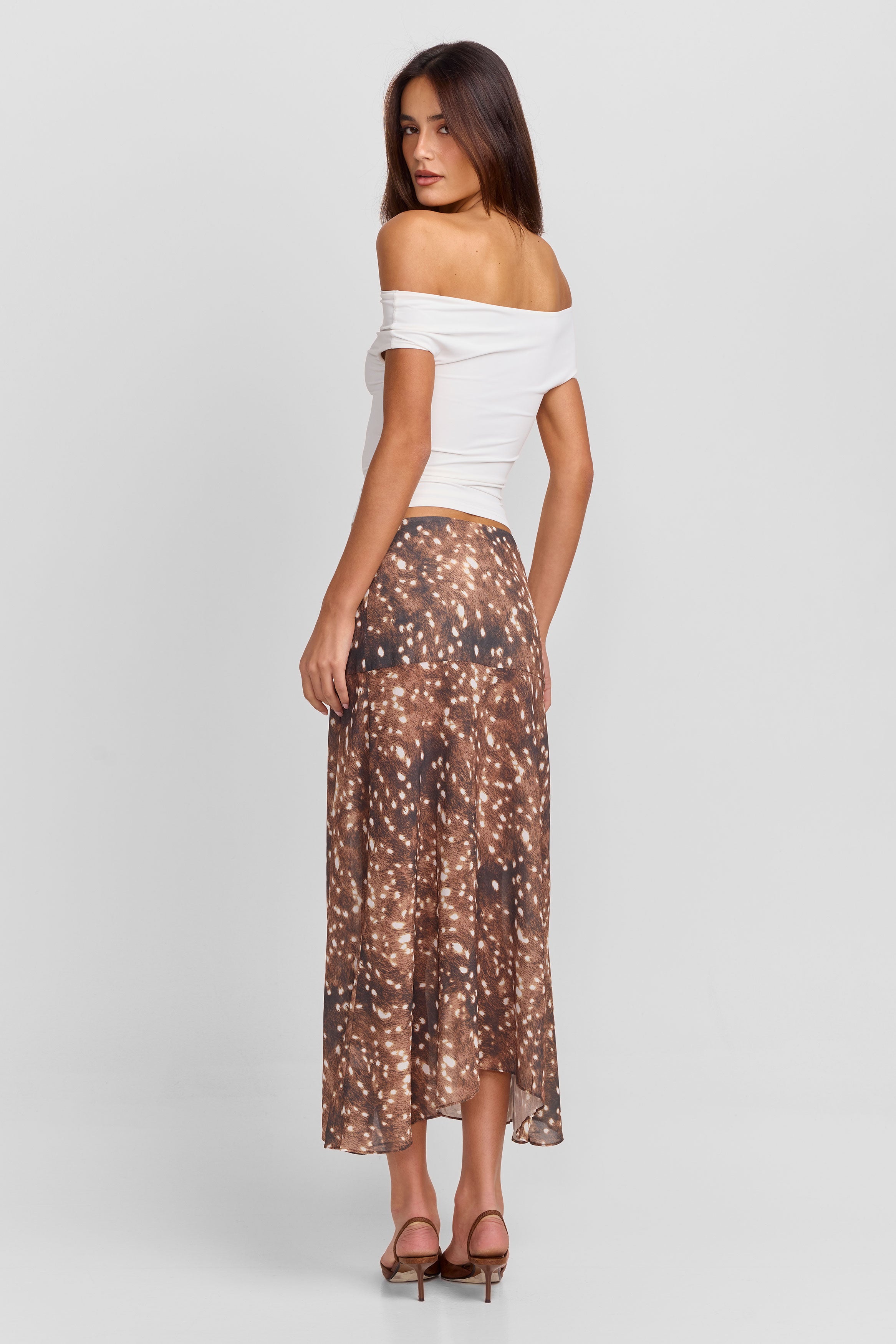 River Maxi Skirt Print
