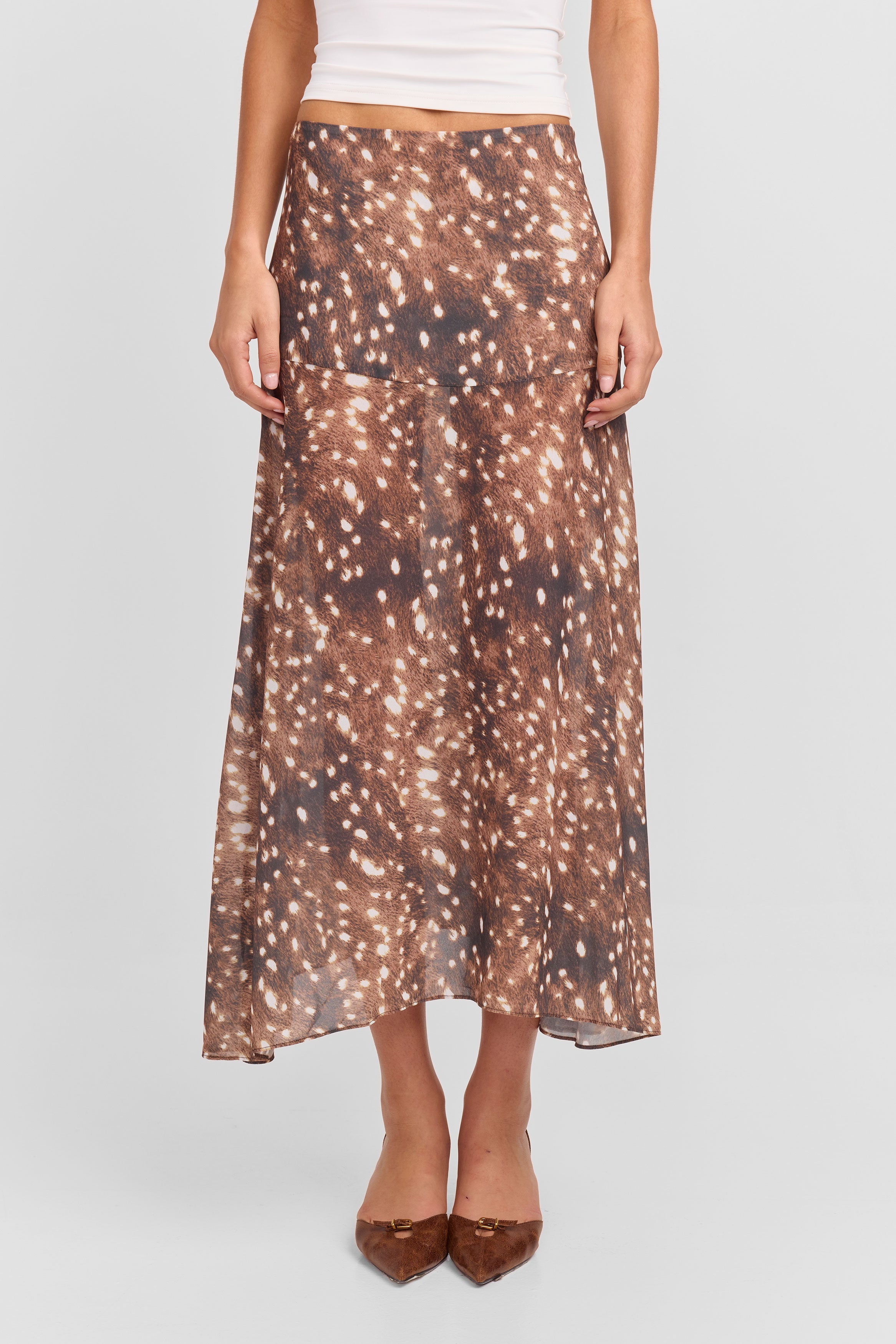 River Maxi Skirt Print