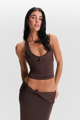 Blair Top Chocolate Brown