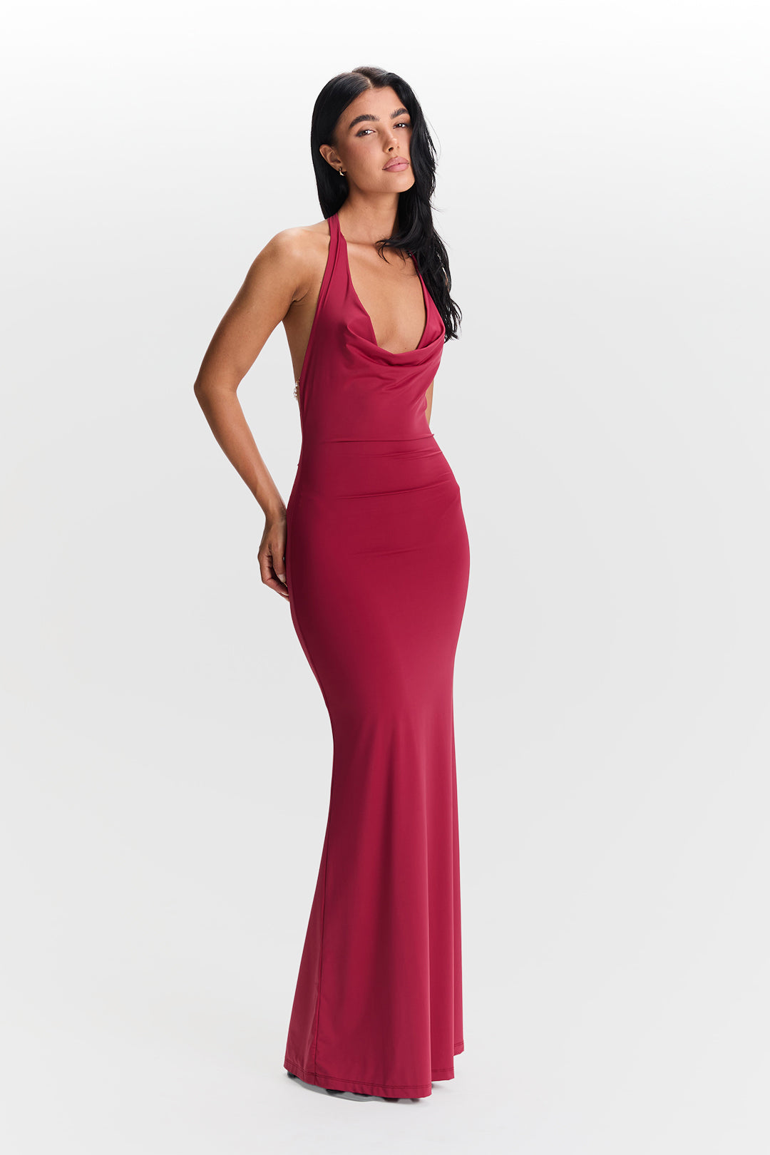 Sasha Therese - Harper Maxi Dress, Cherry Red, XXS for Female Sasha Therese - Harper Maxi Dress, Cherry Red, XXS for Female