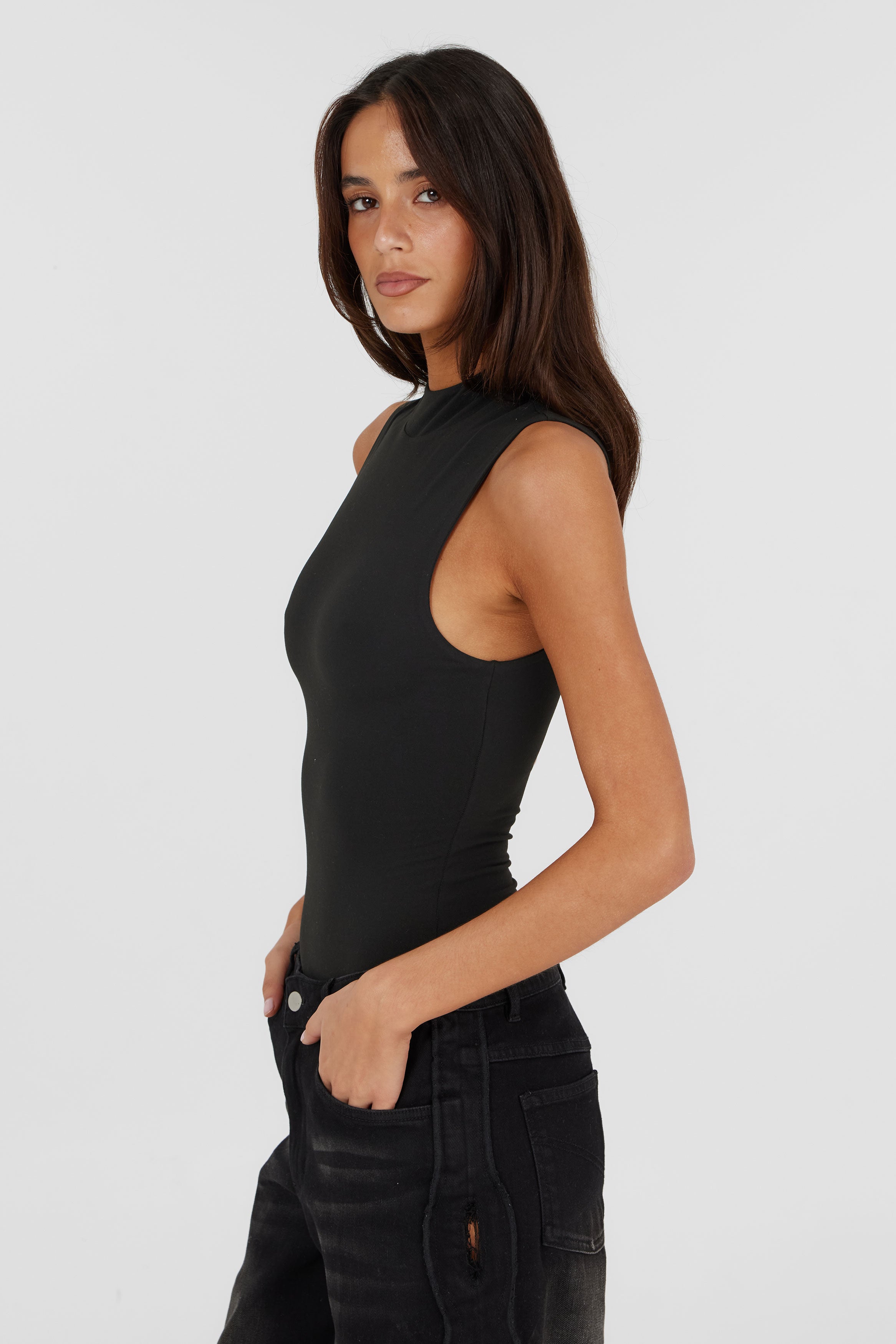Adeline Bodysuit Black