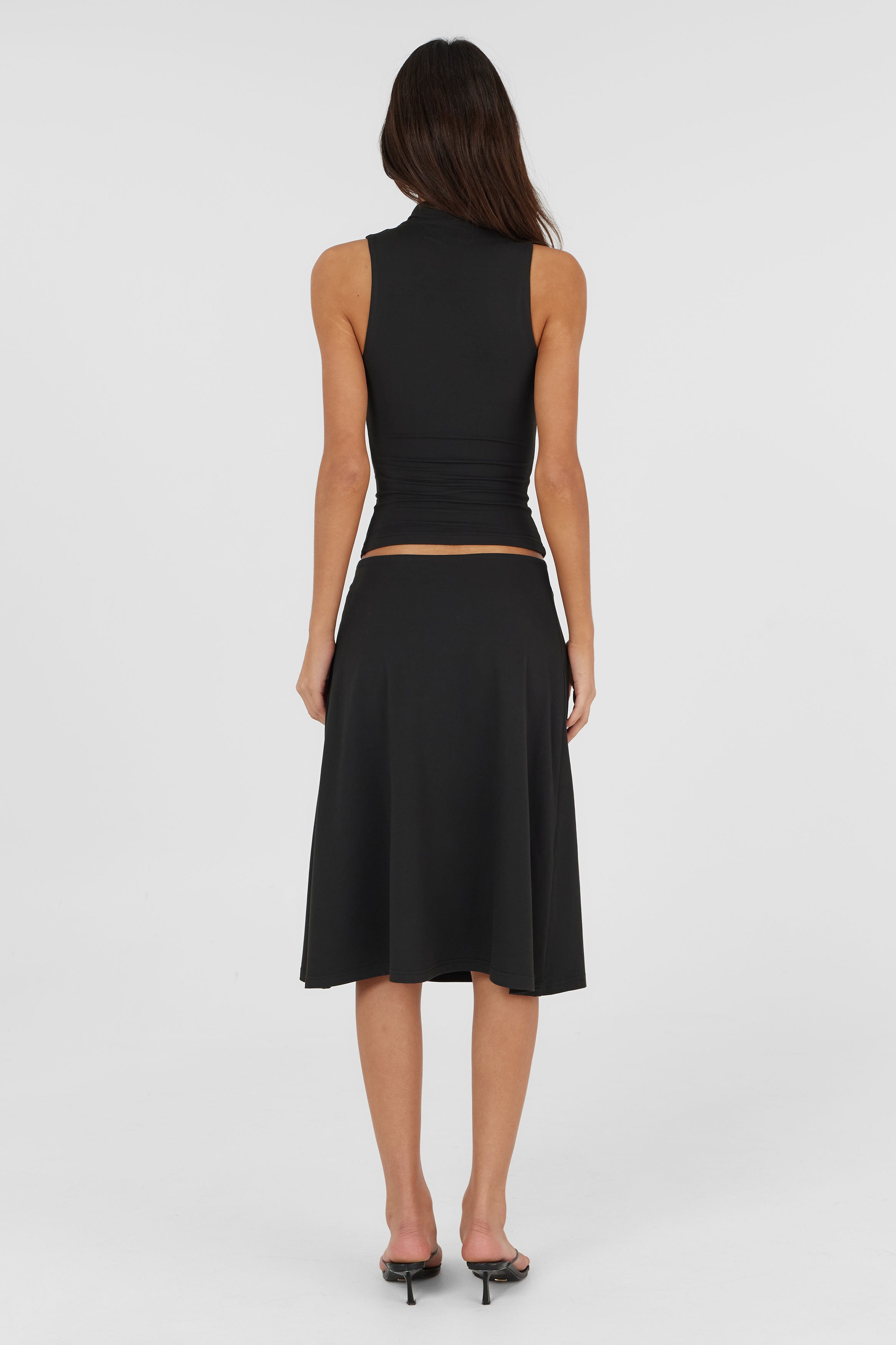 Adeline Midi Skirt Black