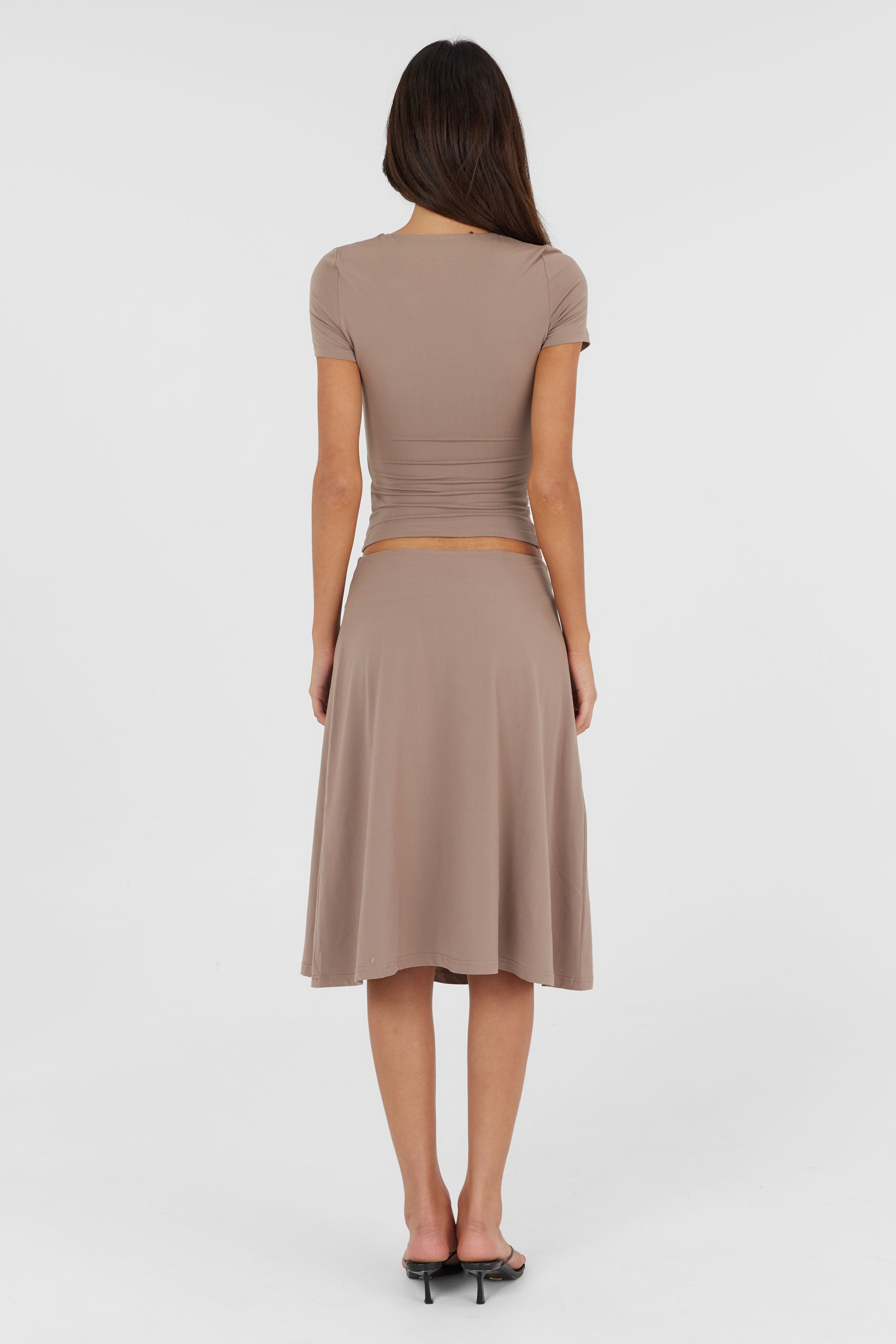 Adeline Midi Skirt Natural