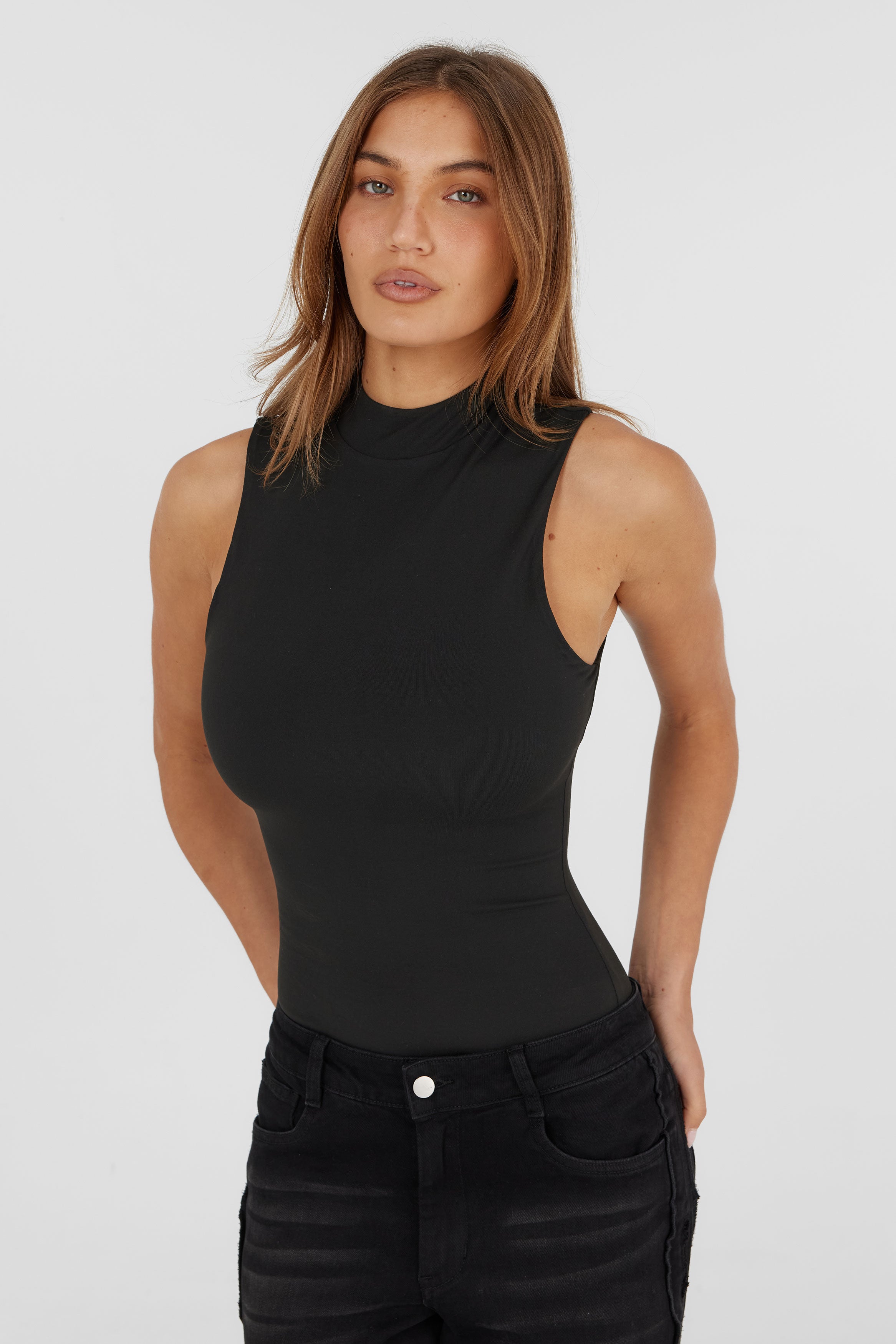 Adeline Bodysuit Black