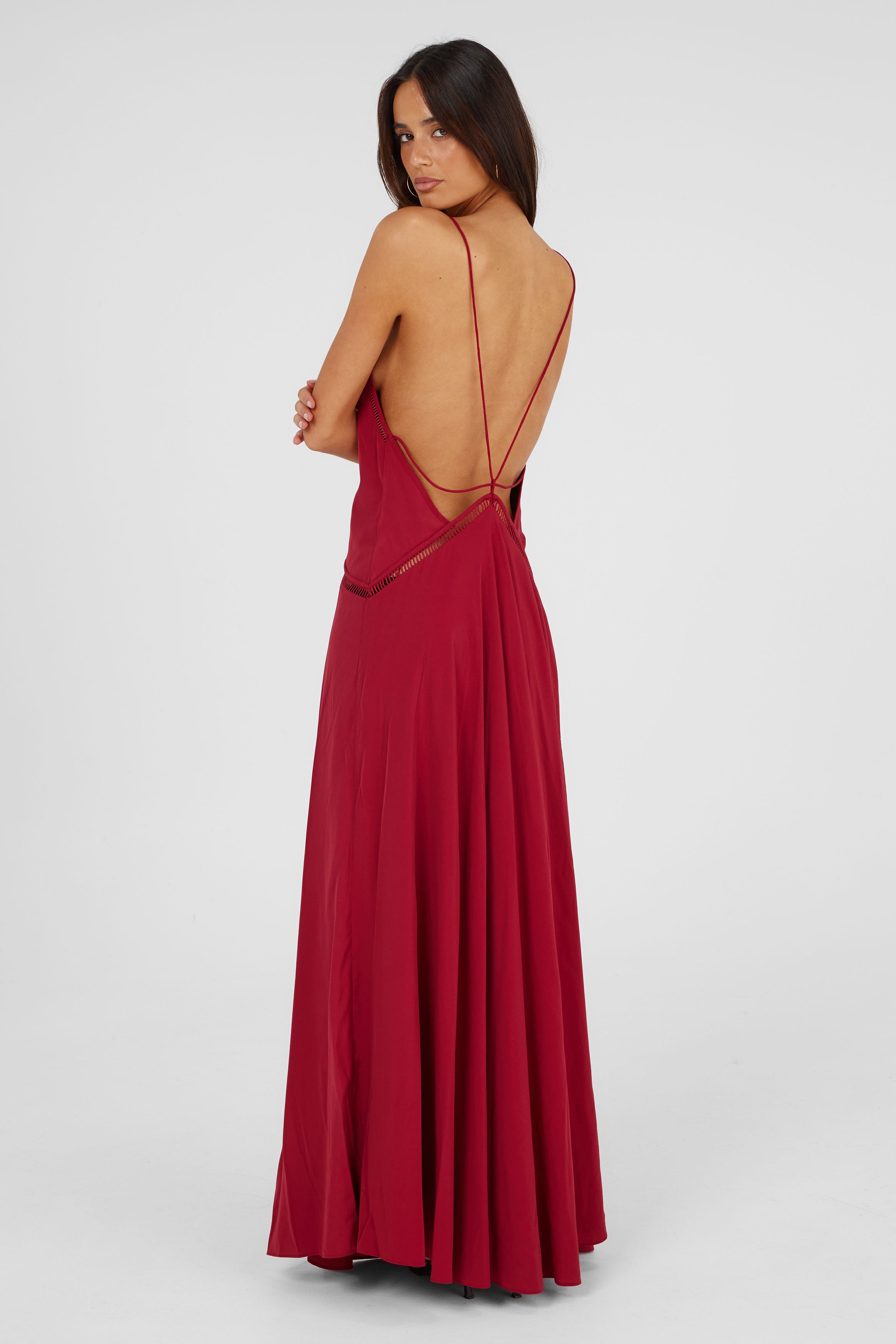 Posey Maxi Dress Red