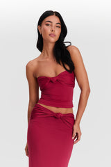 Naya Top Cherry Red