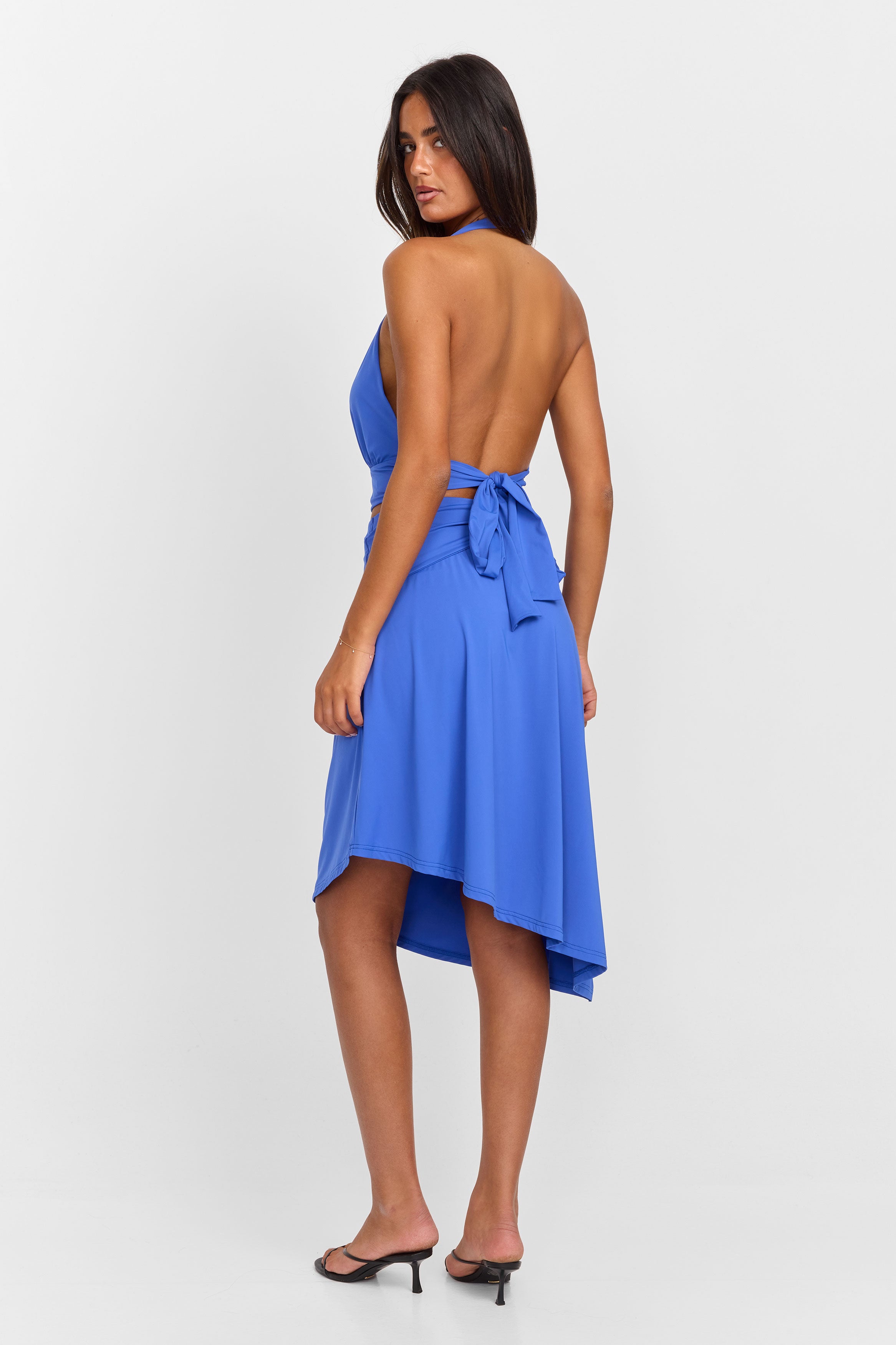 Luna Midi Skirt Blue