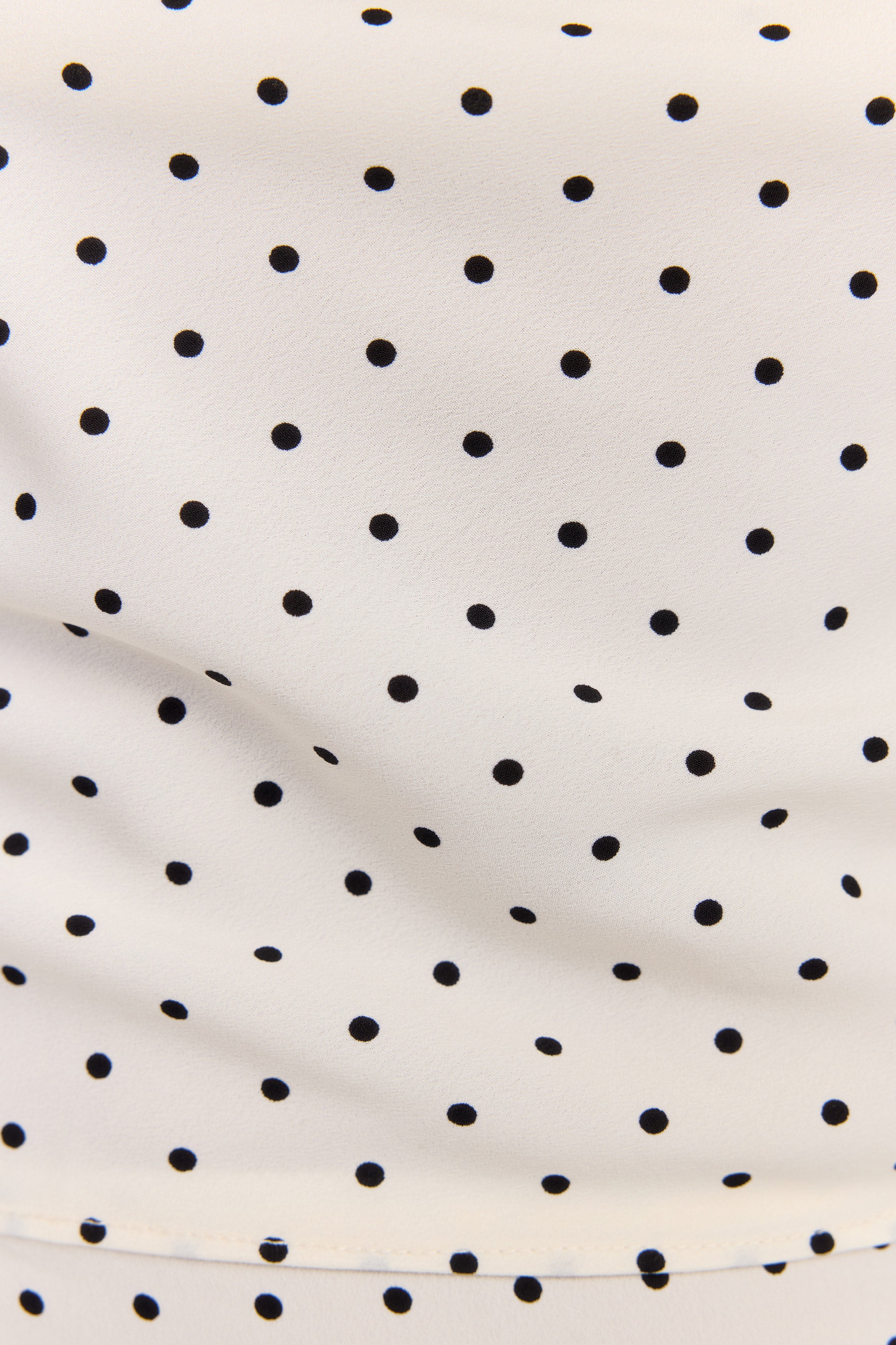 Colette Top White Polkadot