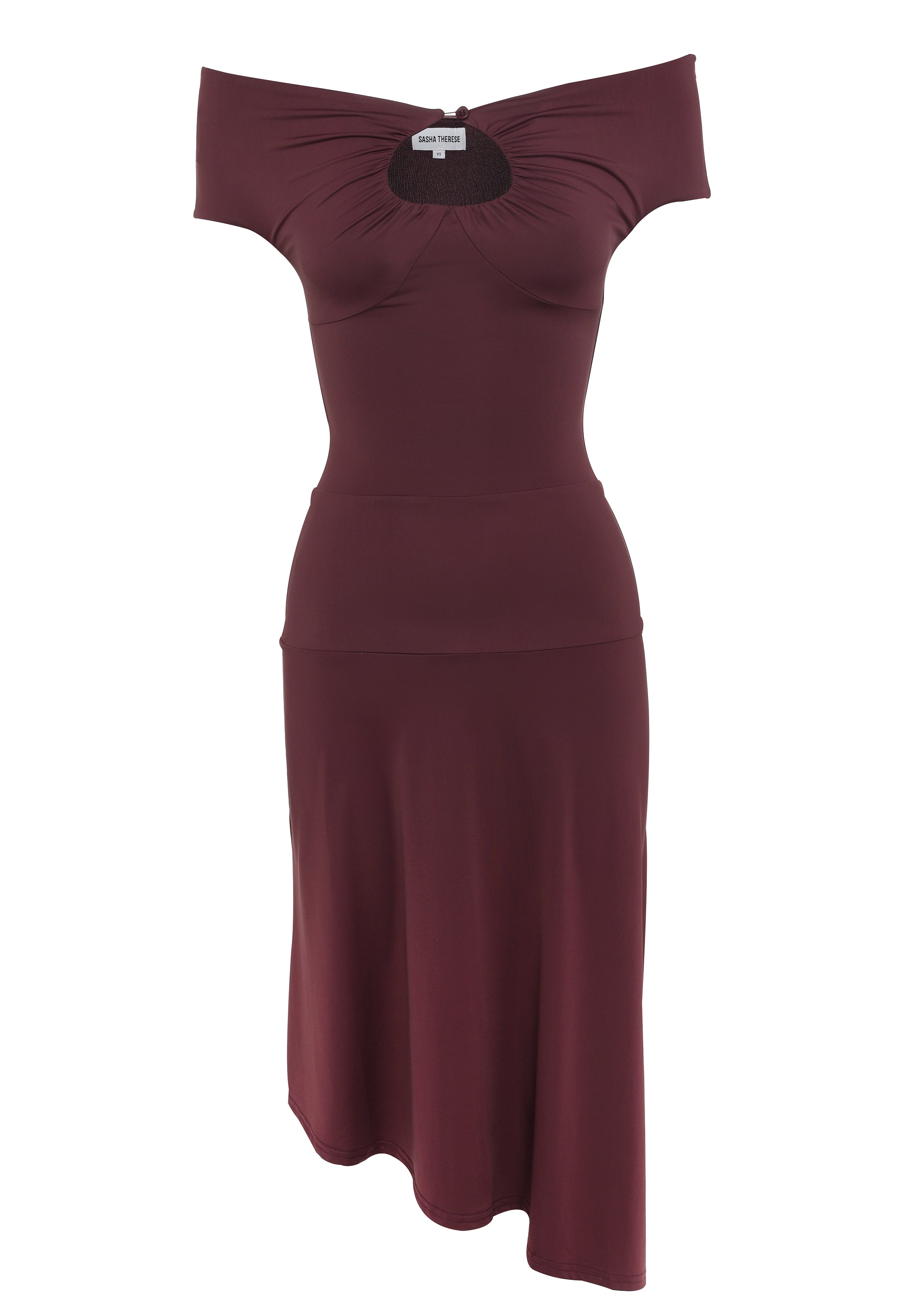 Holly Midi Dress Berry
