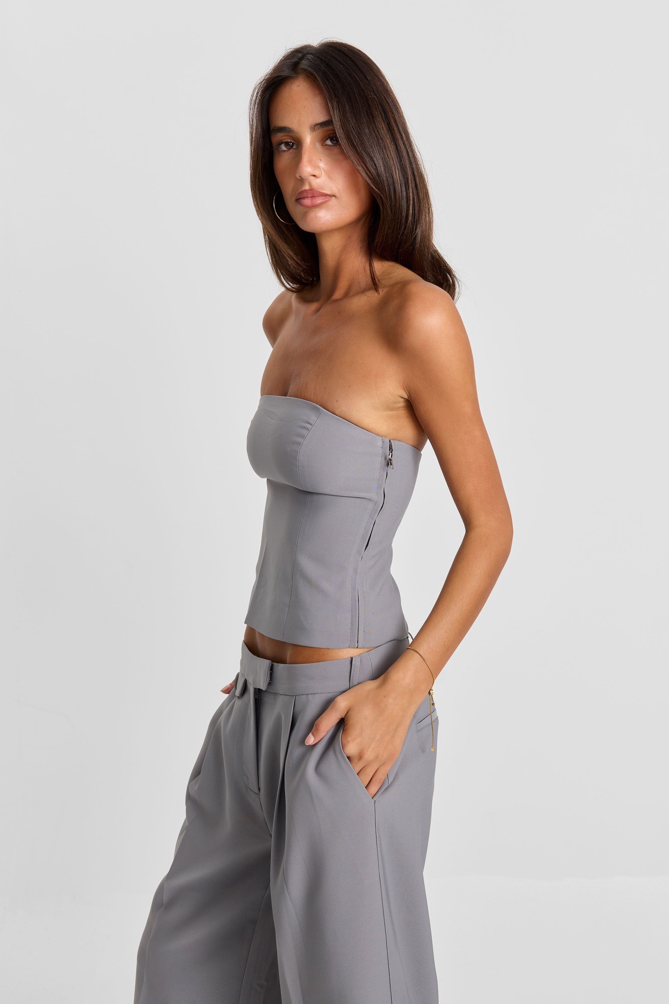 Astra Bustier Grey