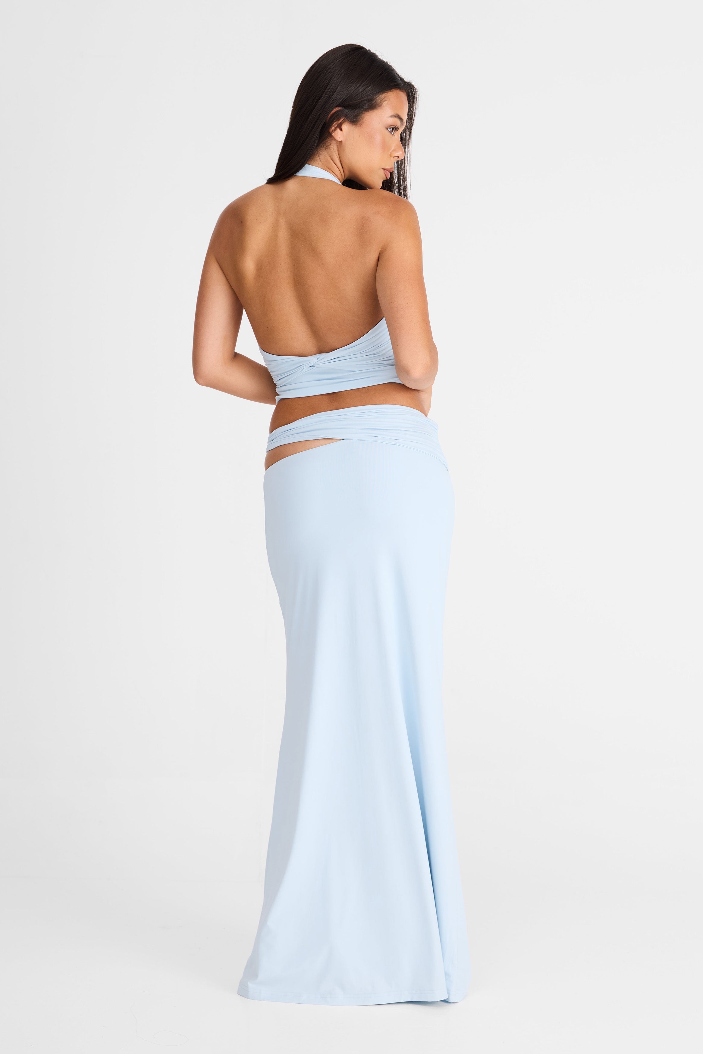 Violette Maxi Skirt Blue