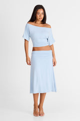 Lorelei Midi Skirt Blue