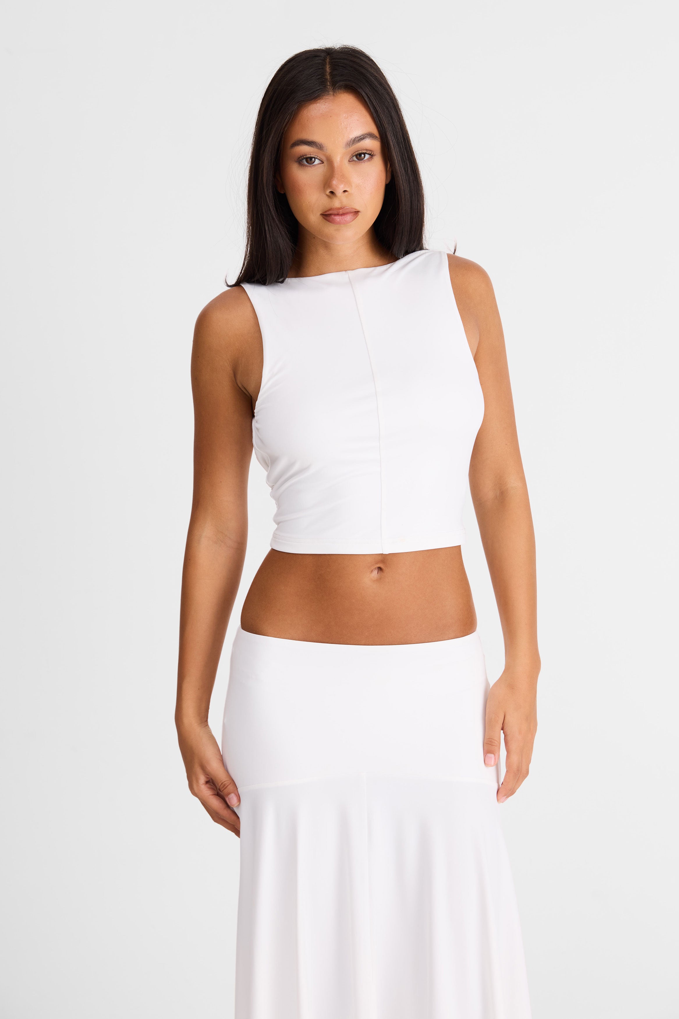Talia Top White