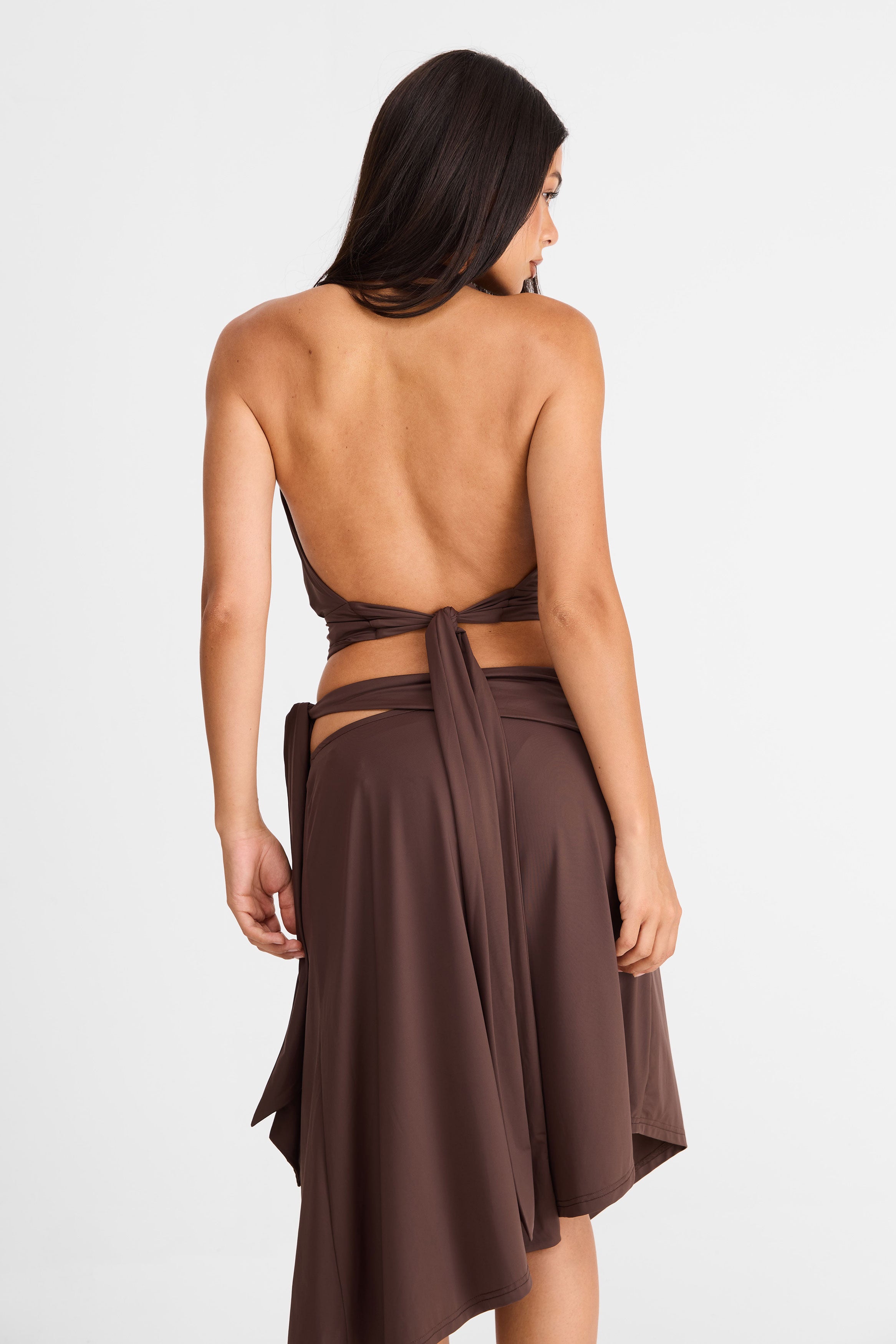 Luna Top Brown