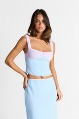 Daphne Tank Lilac/ Blue