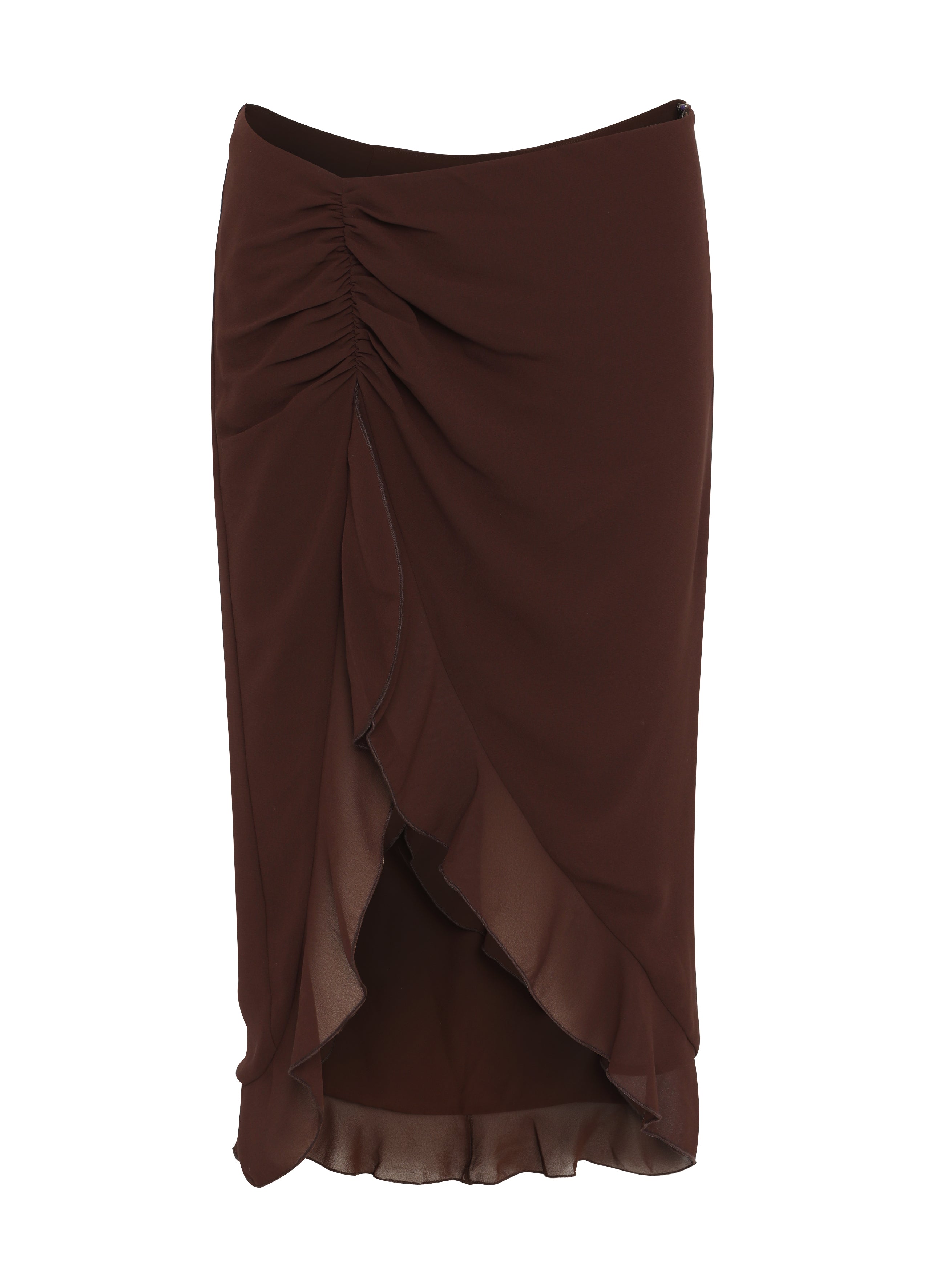 Serene Midi Skirt Brown