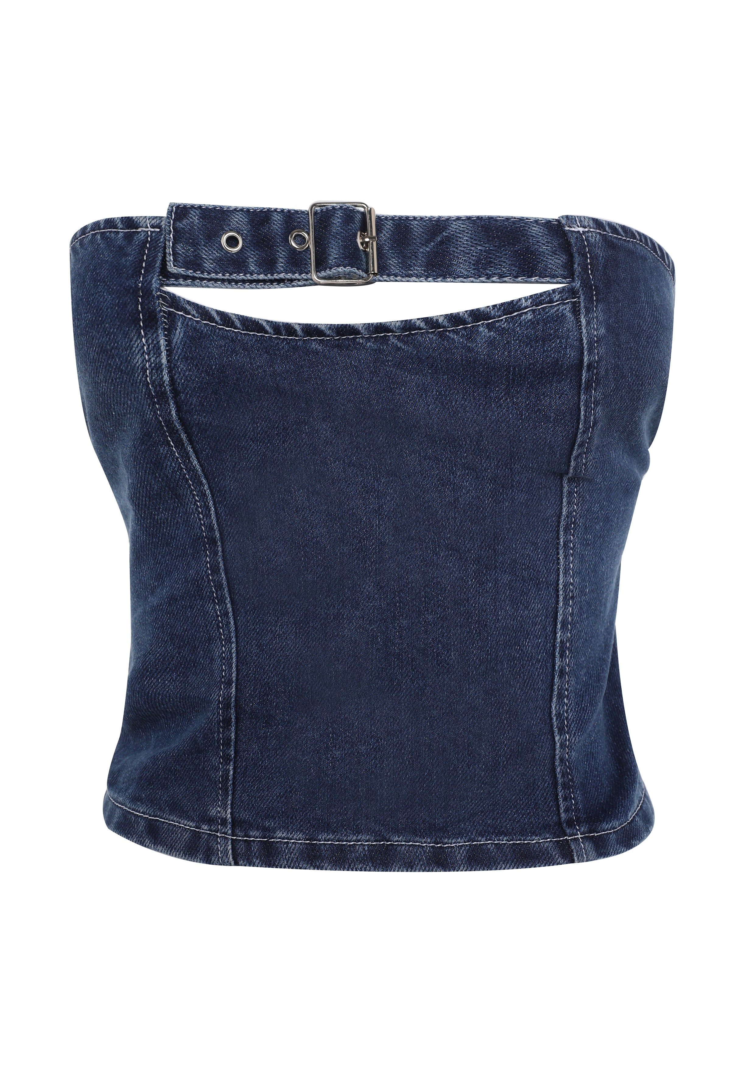 Ebony Bustier Mid Blue