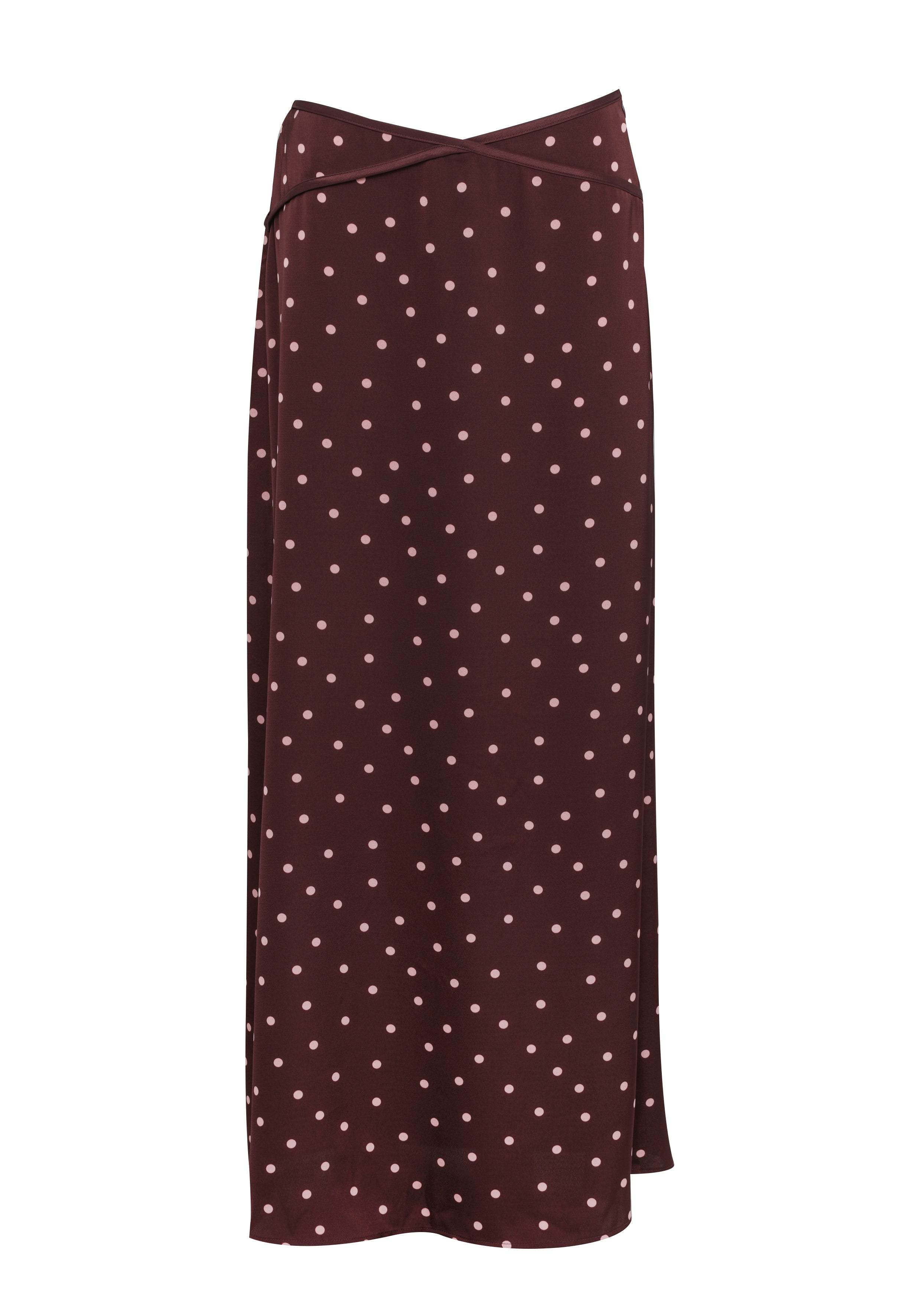 Cici Maxi Skirt Pink Polkadot