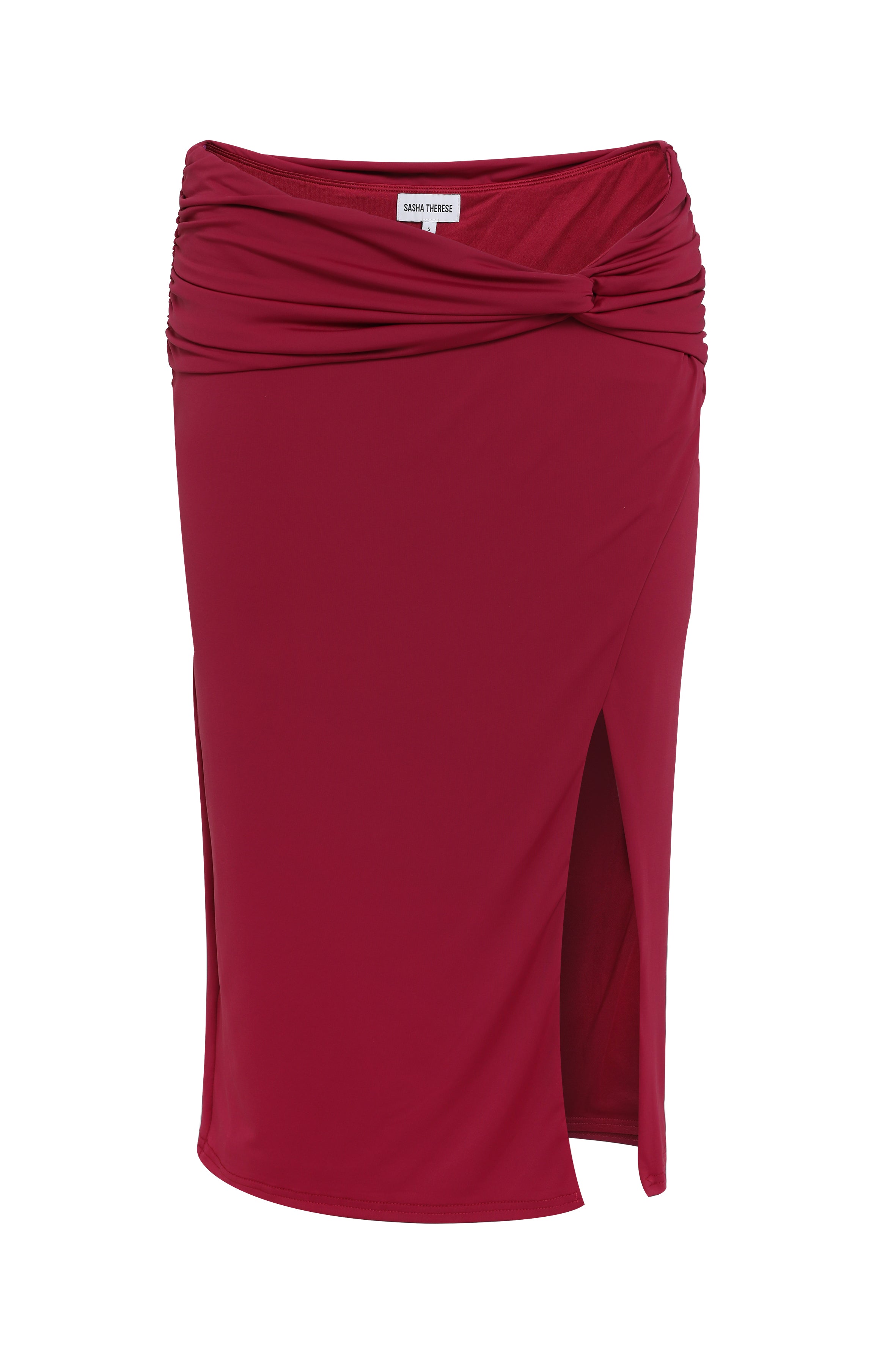 Arielle Midi Skirt Berry