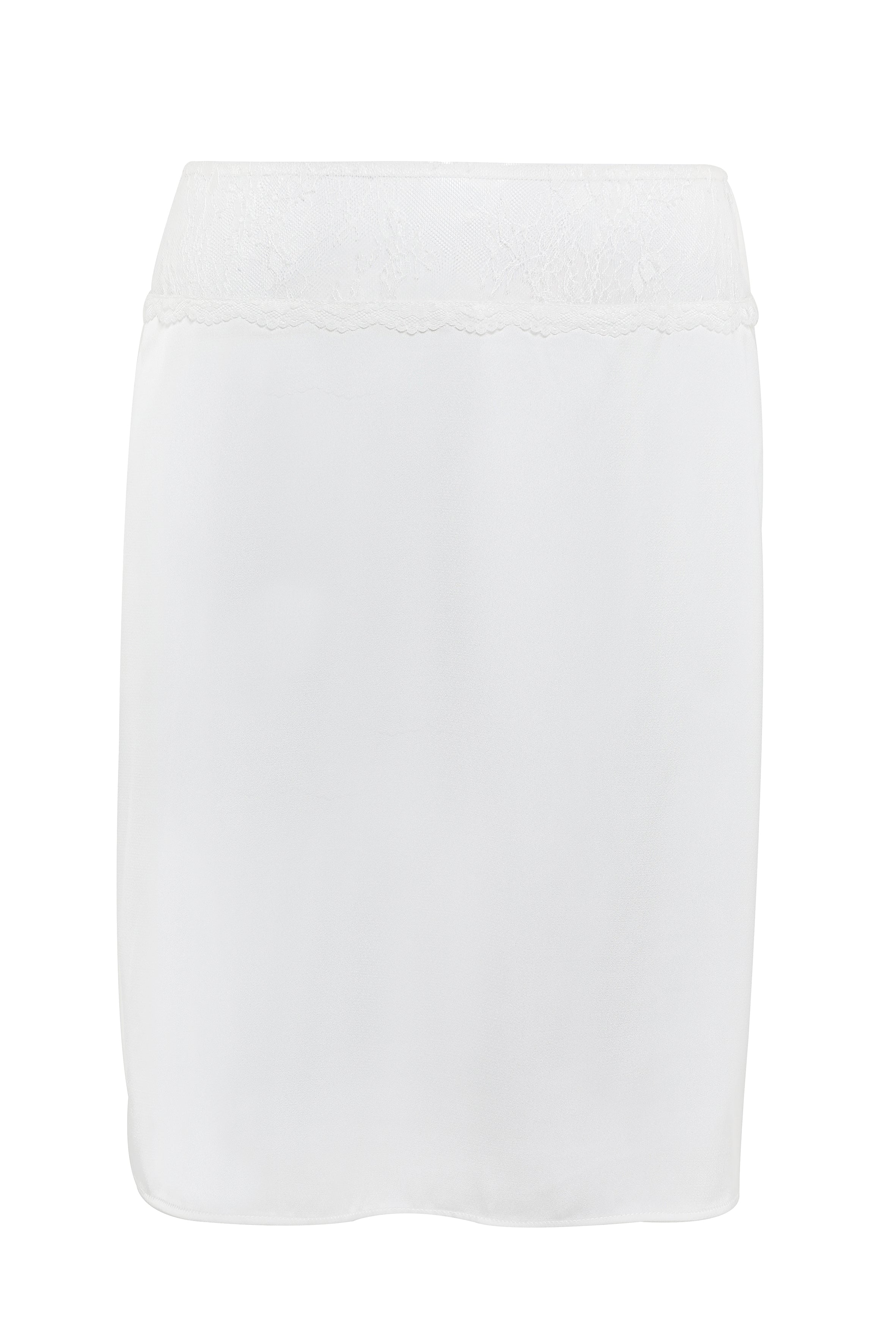 Fleur Midi Skirt White