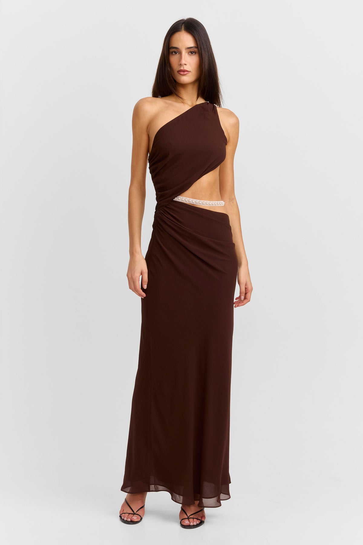 Onyx Maxi Dress Chocolate